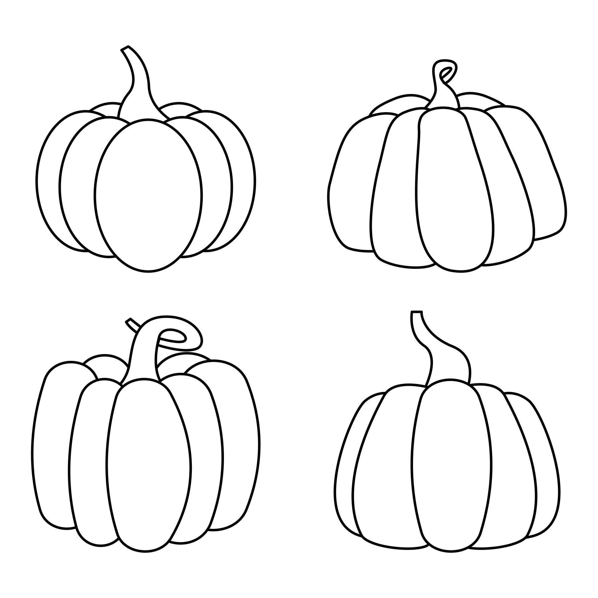 4 Best Free Printable Pumpkin Coloring Pages - printablee.com