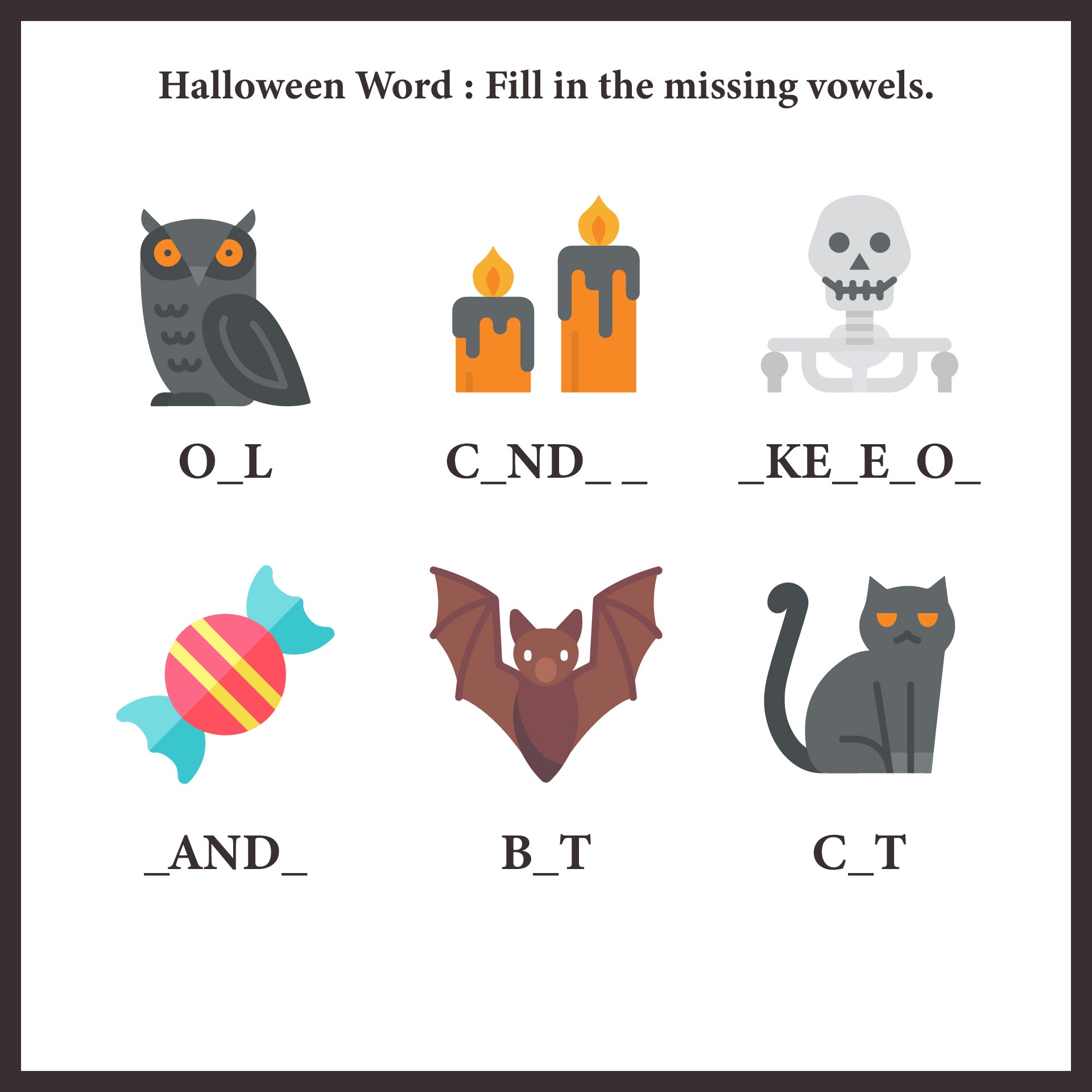 Halloween Phonics Worksheets