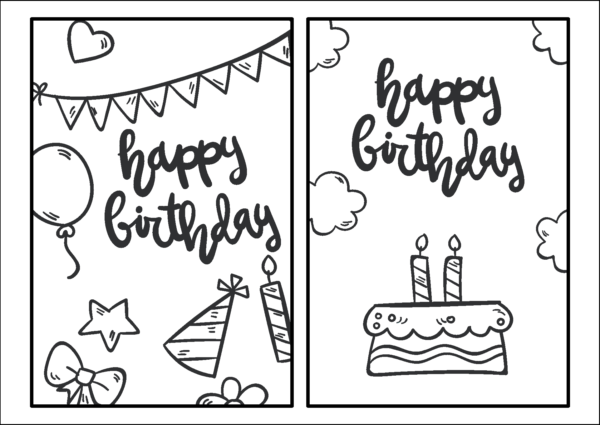 Printable Adult Birthday Cards cute-greeting-cards-to-print-and-color-ayelet-keshet-coloring-birthday-cards-birthday