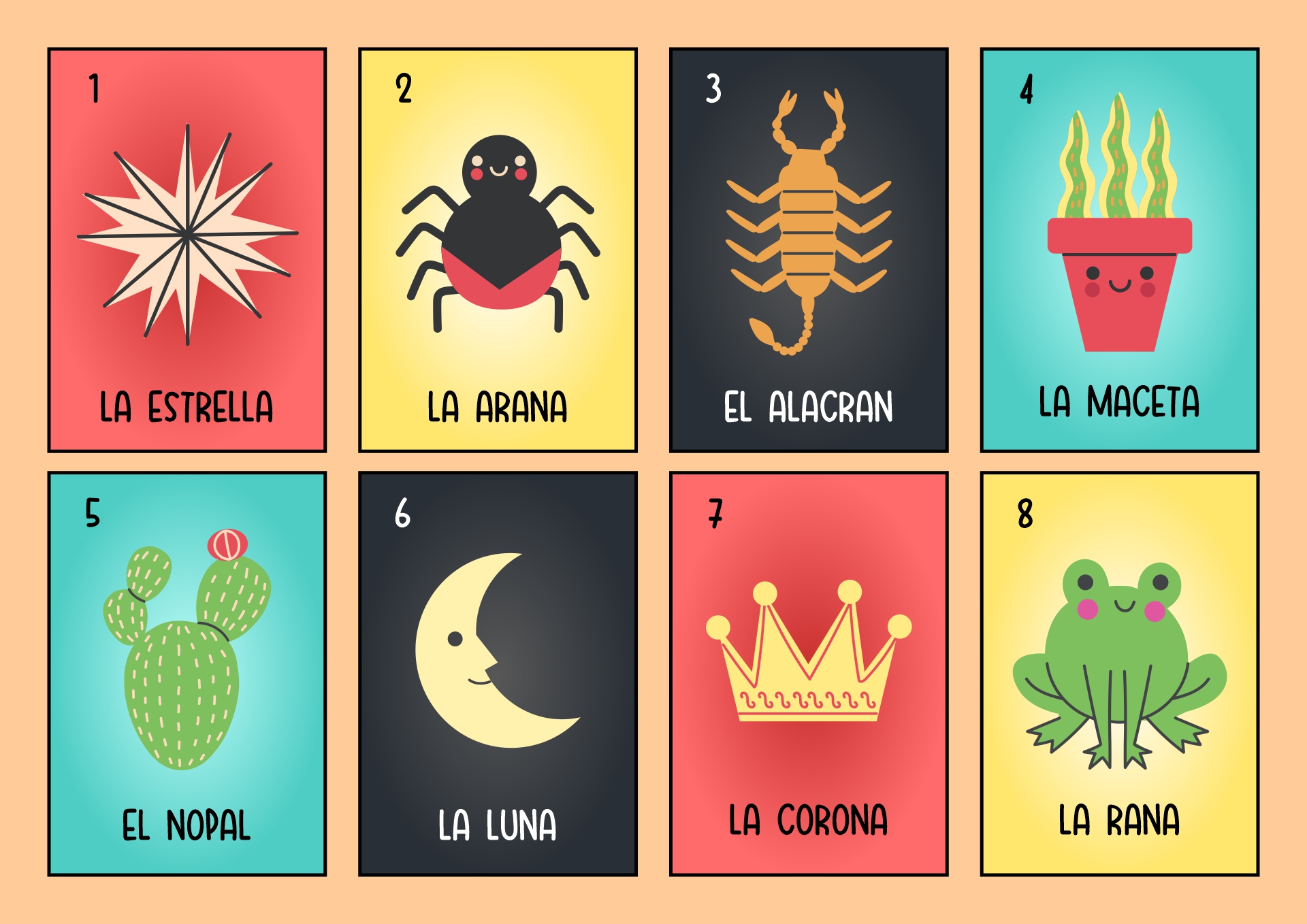 Loteria playing cards printable pdf