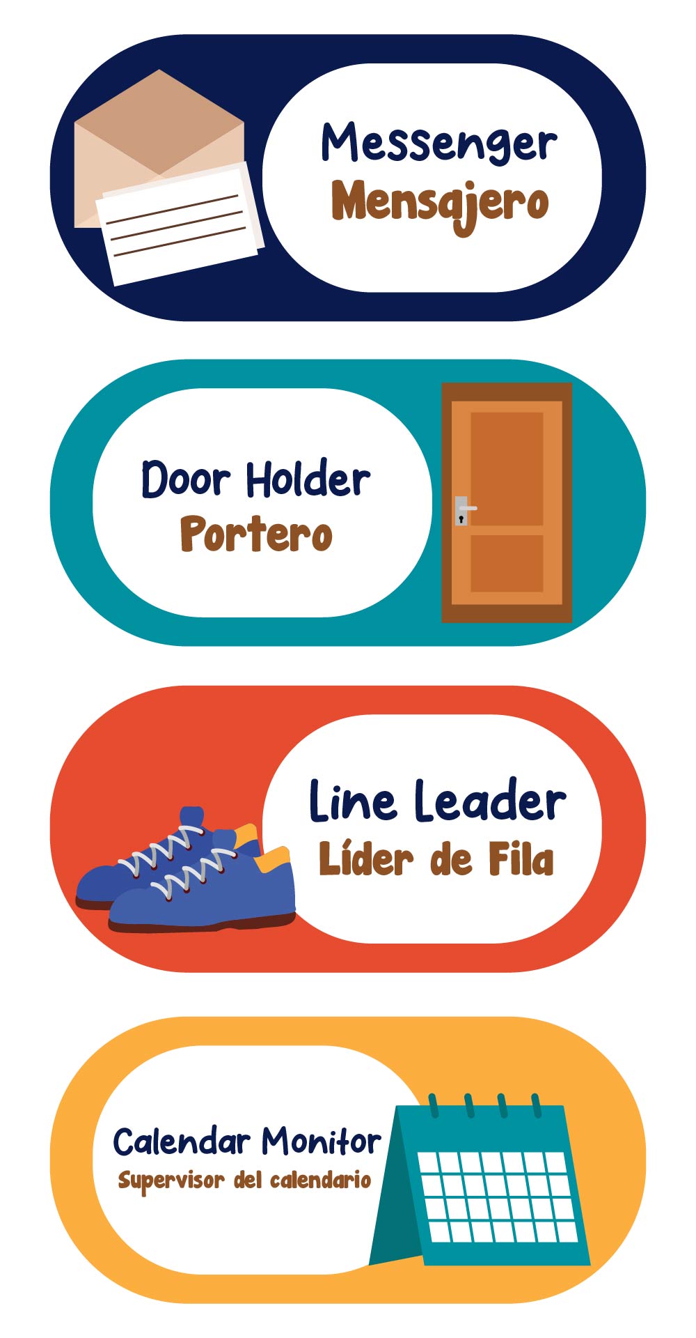  Printable Classroom Labels Spanish