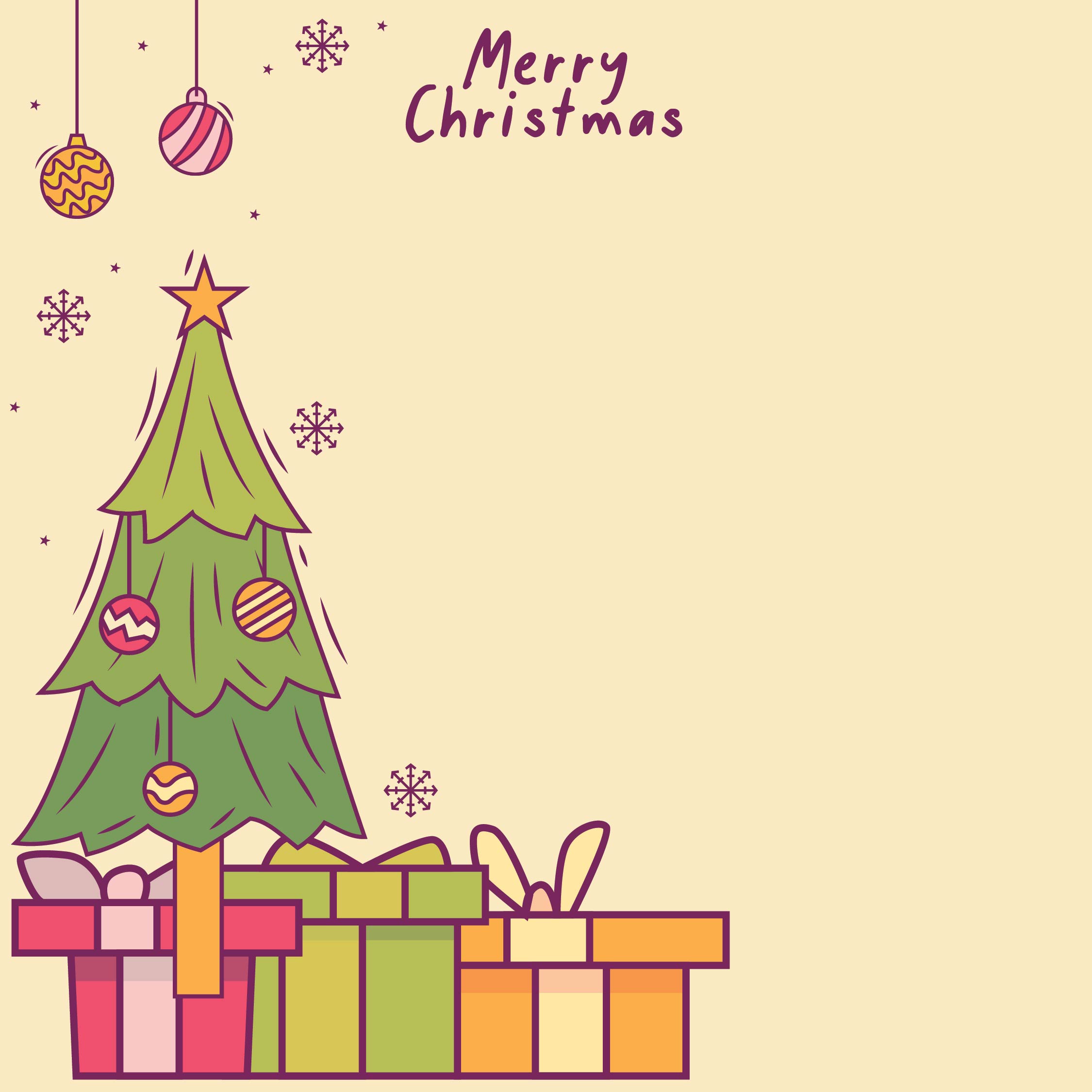 Free Printable Half Fold Christmas Cards