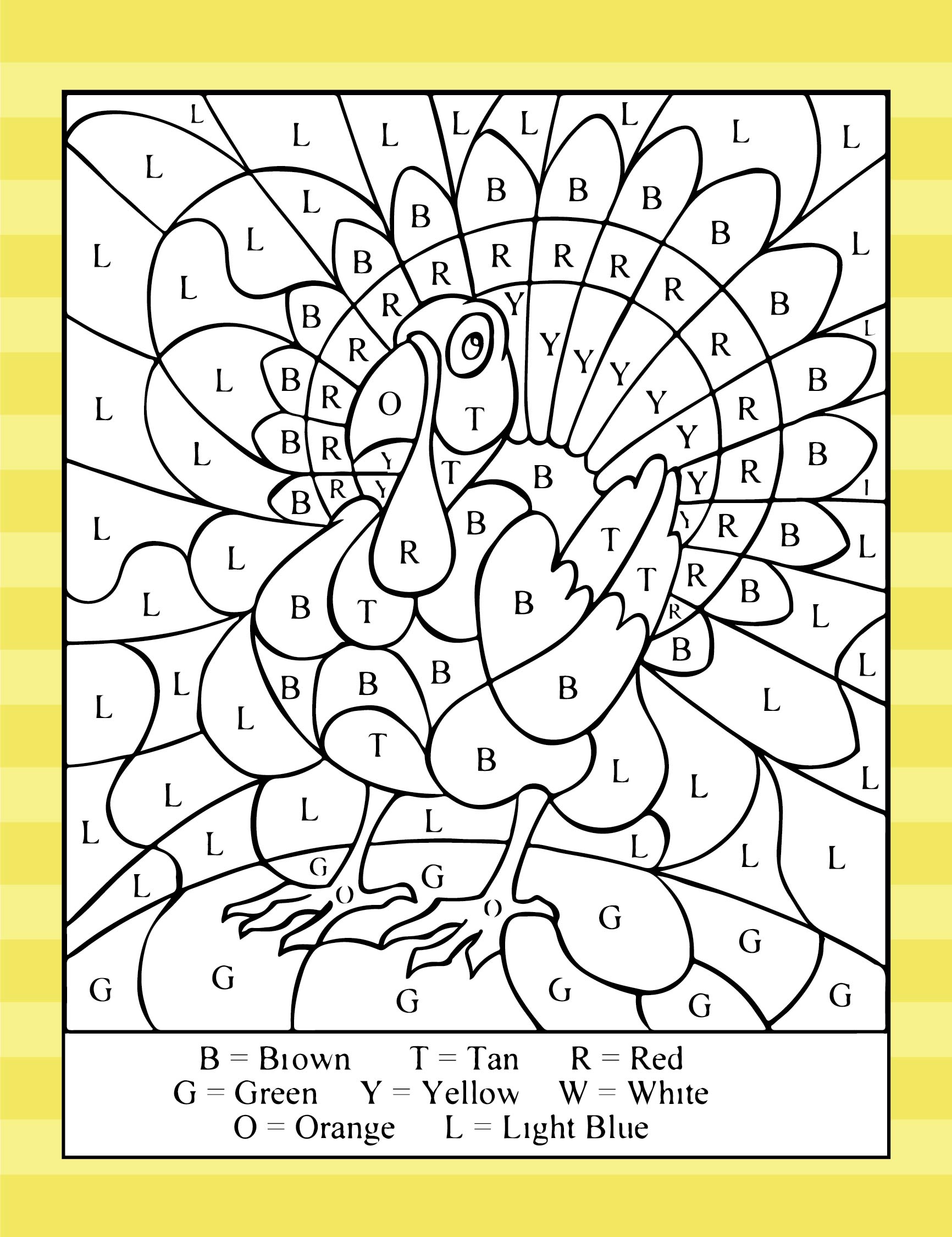 10-best-thanksgiving-color-by-number-coloring-pages-printable-pdf-for