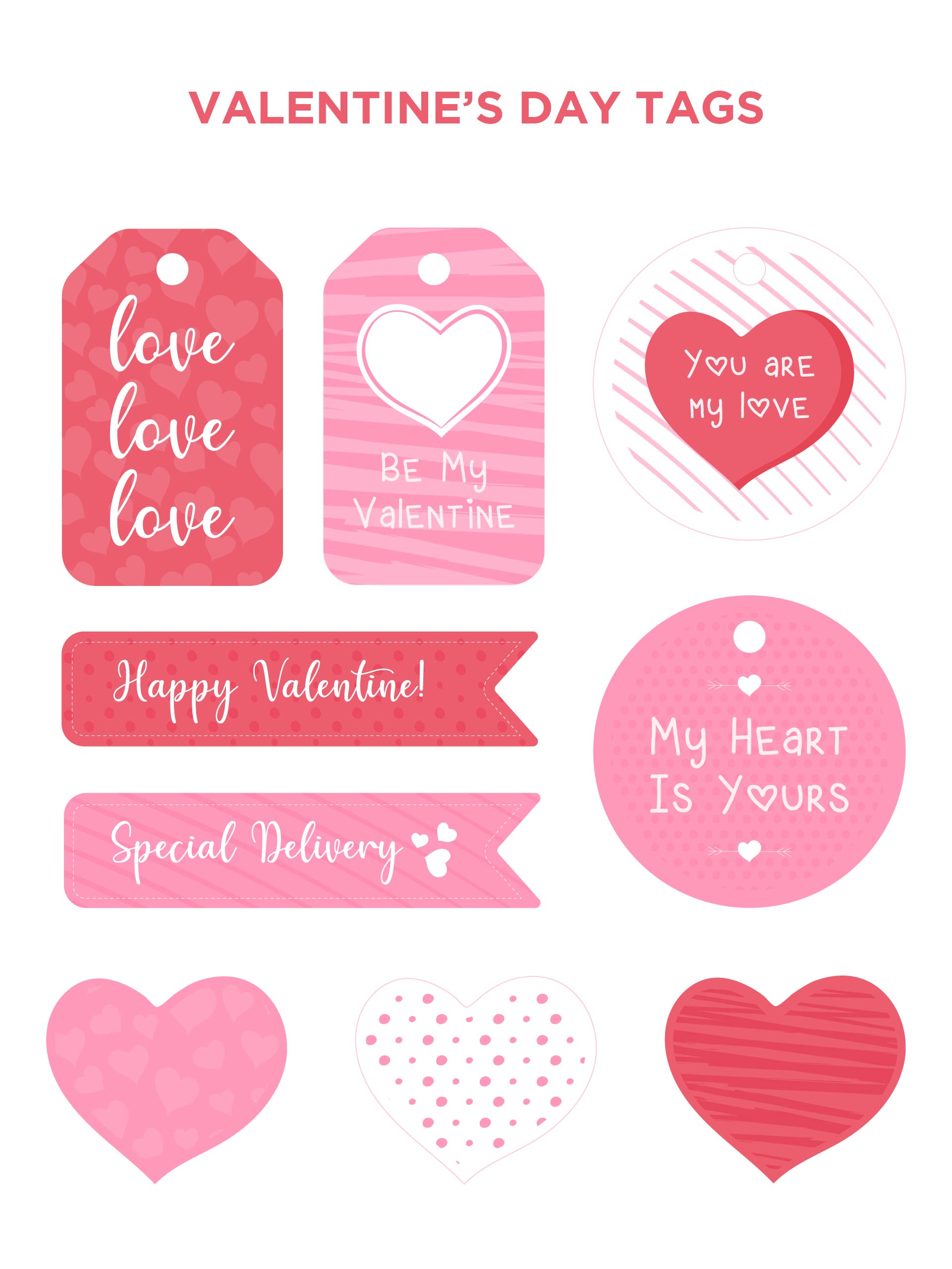 Valentine Cards 10 Free PDF Printables Printablee