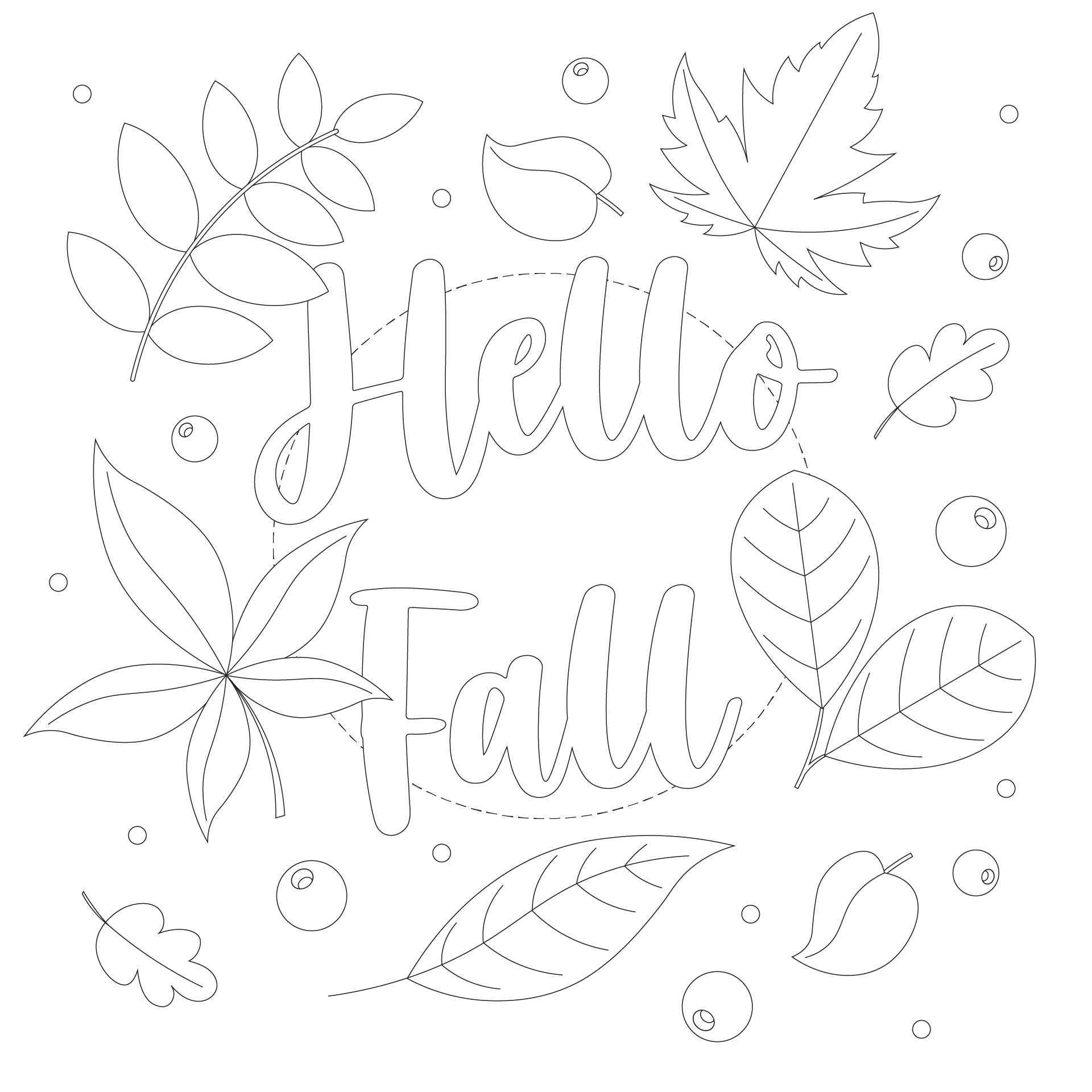 Free Printable Colored Fall Leaves