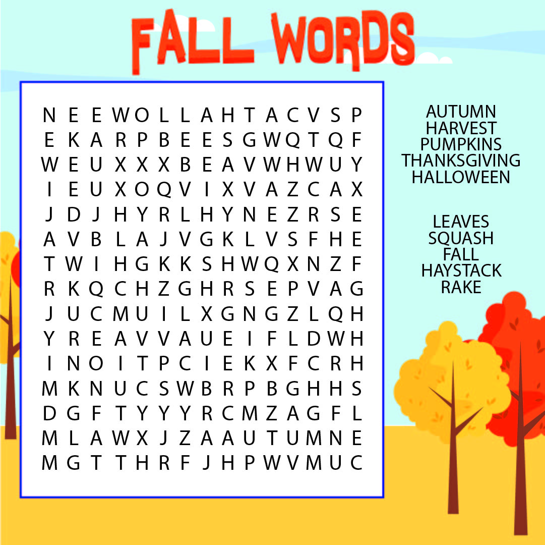 Printable Word Search Fall printable-word-search-fall
