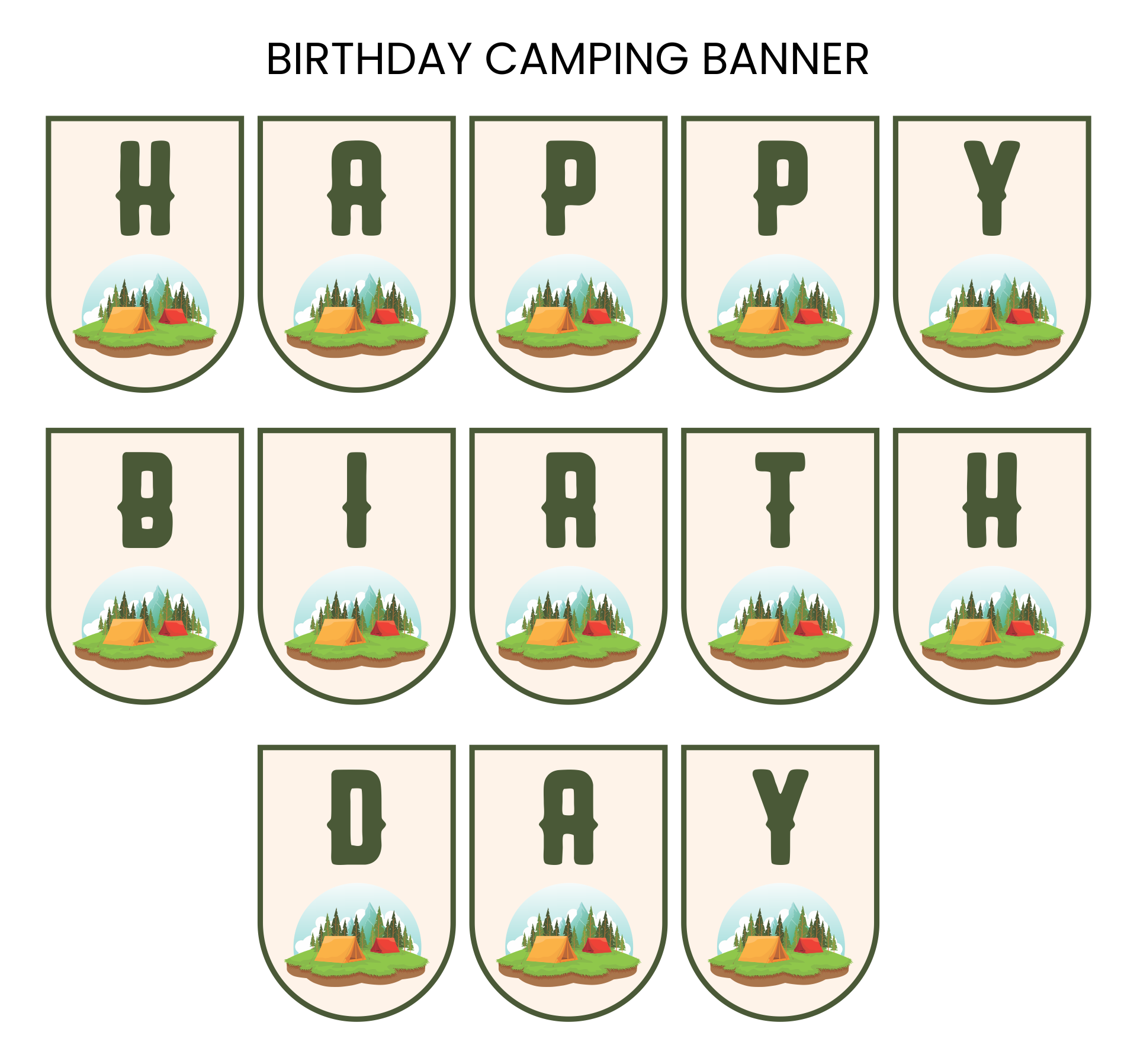 Free-Camping-Party-Printables