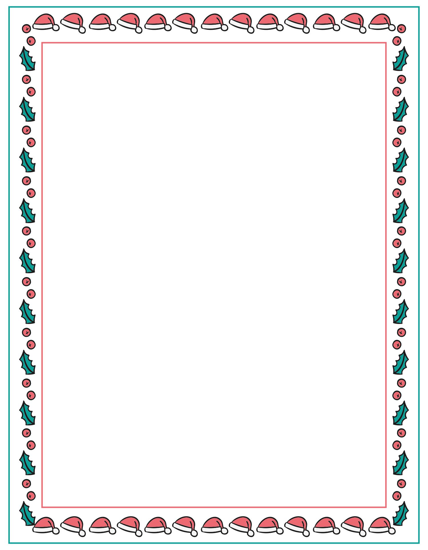 Free Printable Borders For Letters Printable Templates