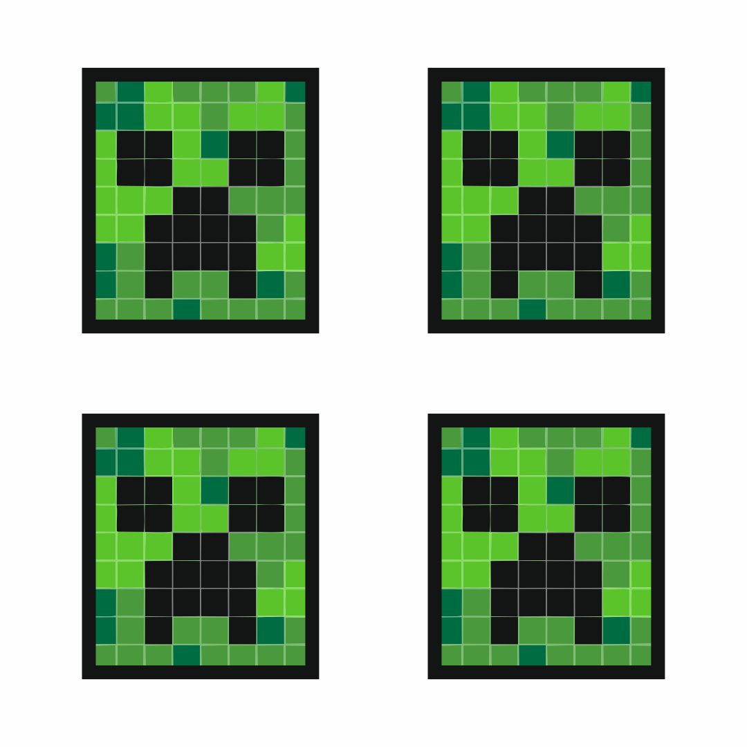 minecraft creeper head template