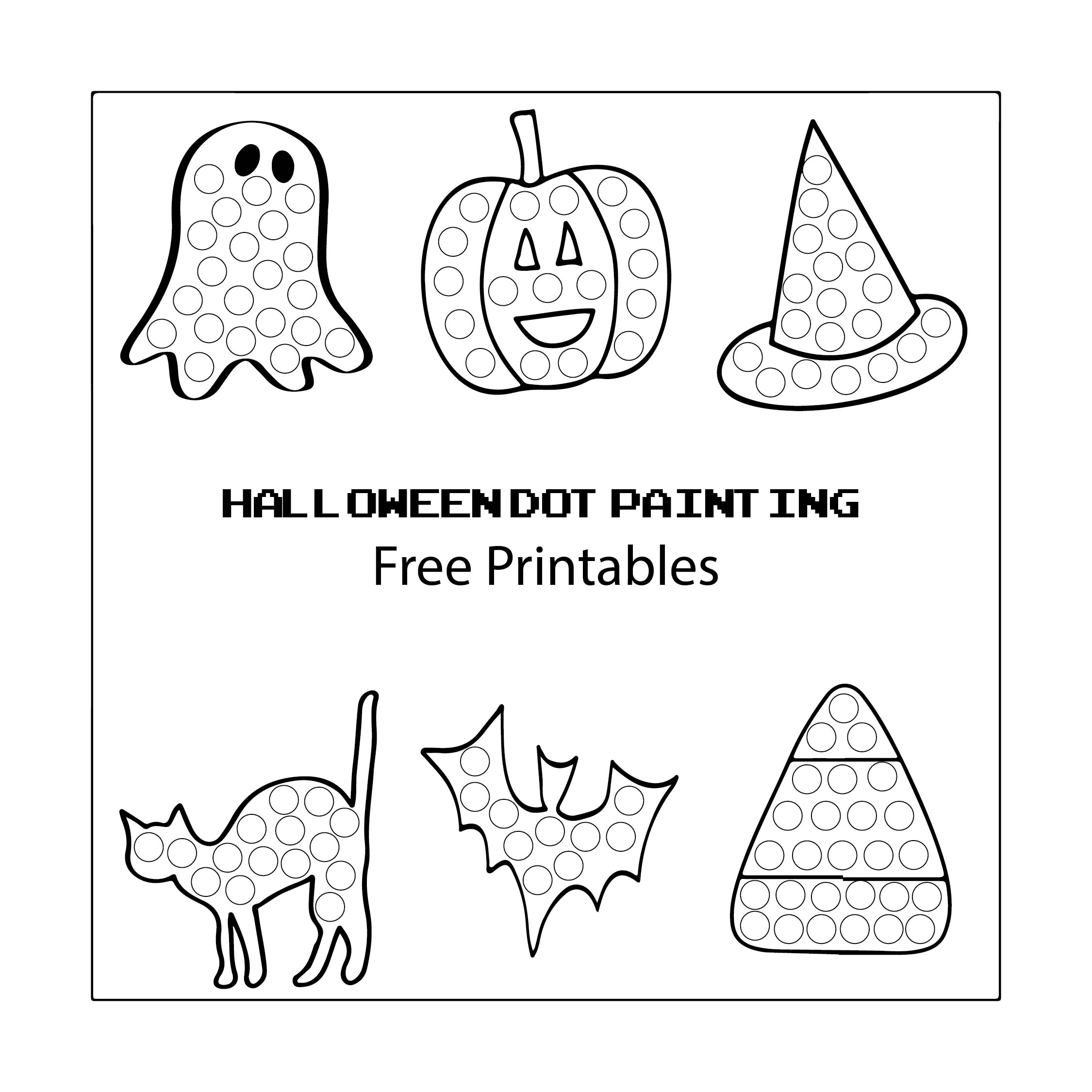 Halloween Do A Dot 15 Free PDF Printables Printablee Halloween Do A Dot 15 Free PDF Printables Printablee