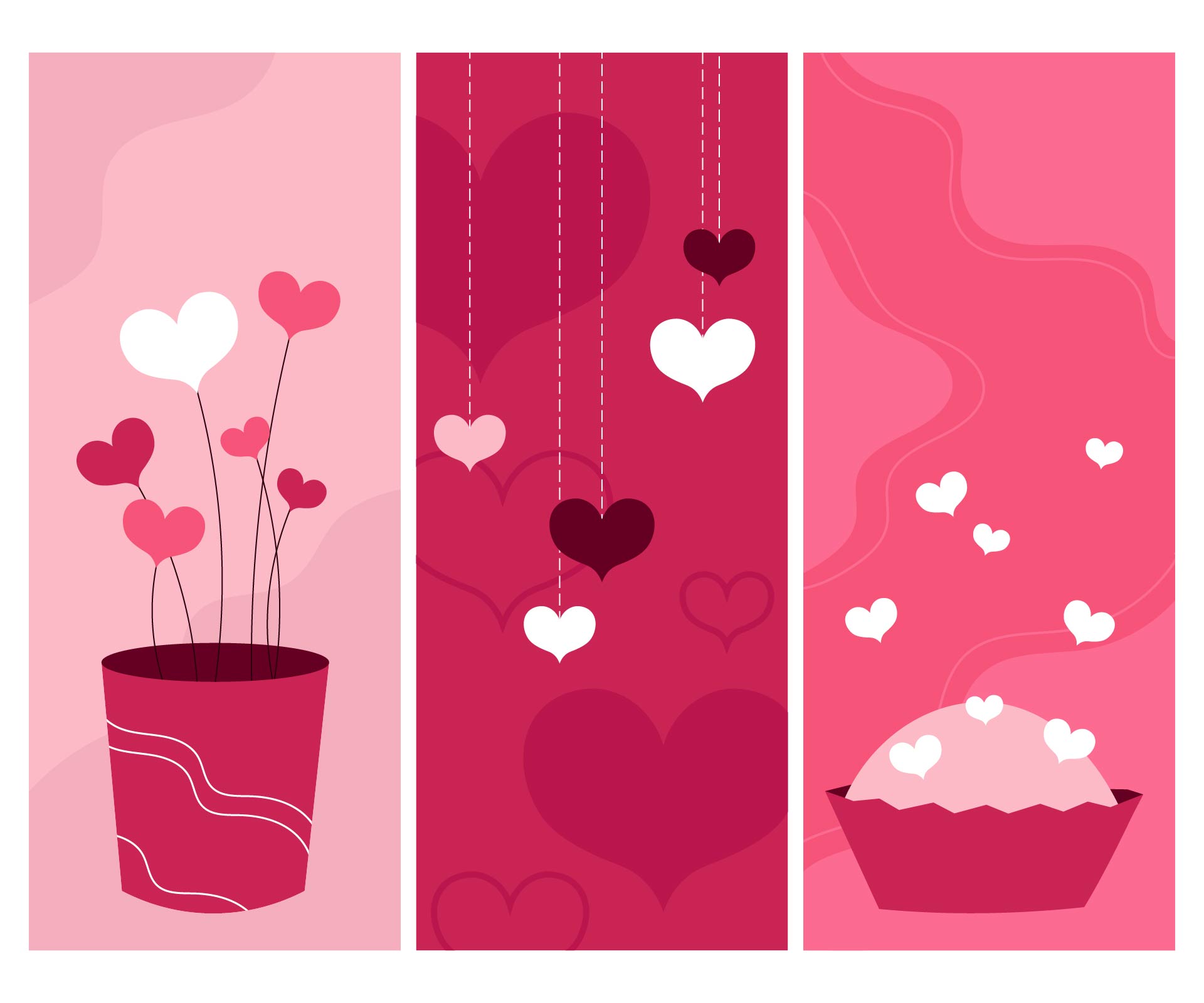 I Love You Printable Bookmarks