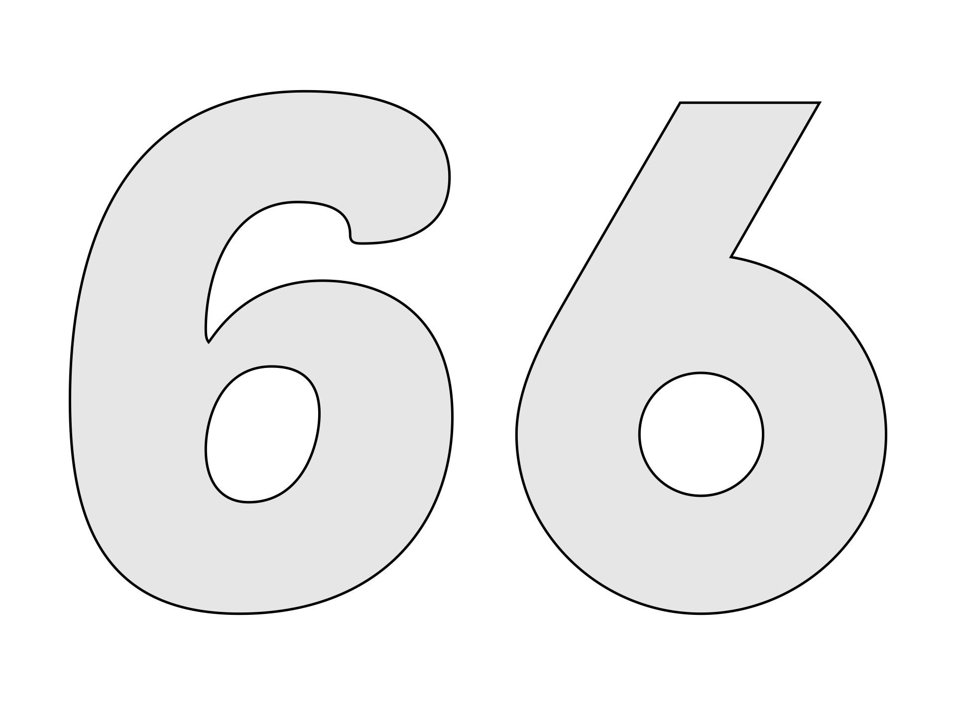 Large Number 6 - 10 Free PDF Printables | Printablee