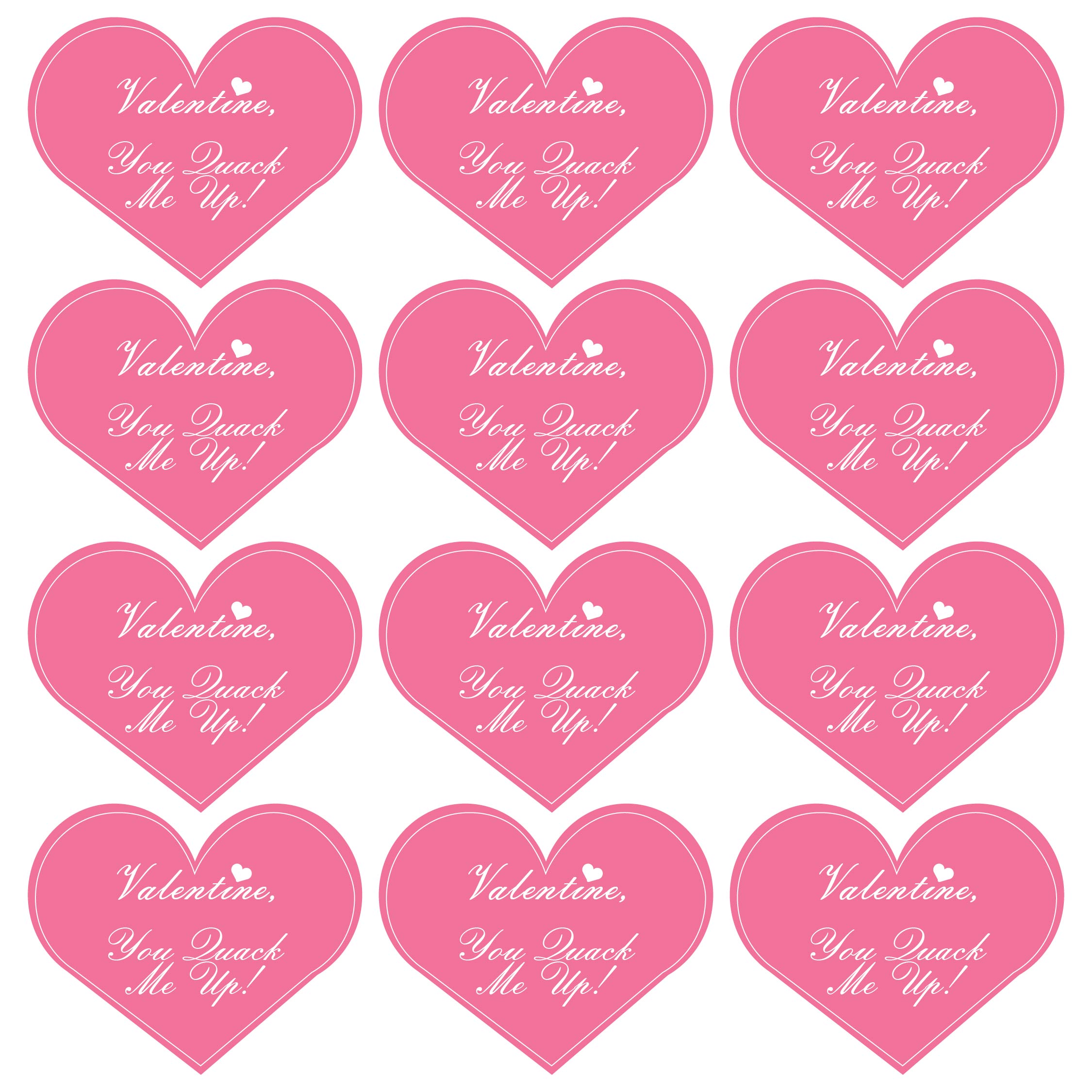 Printable Valentine Candy Grams