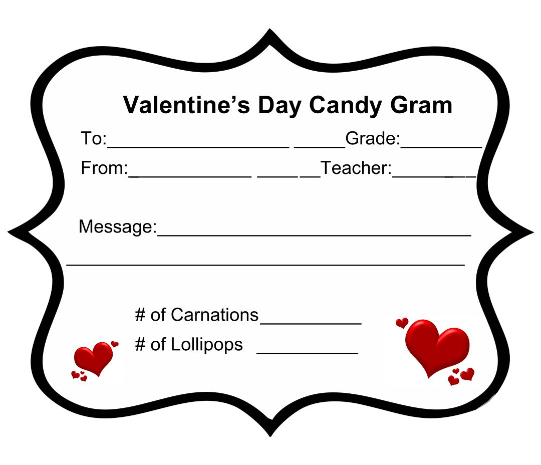 Valentine Candy Gram Fundraiser