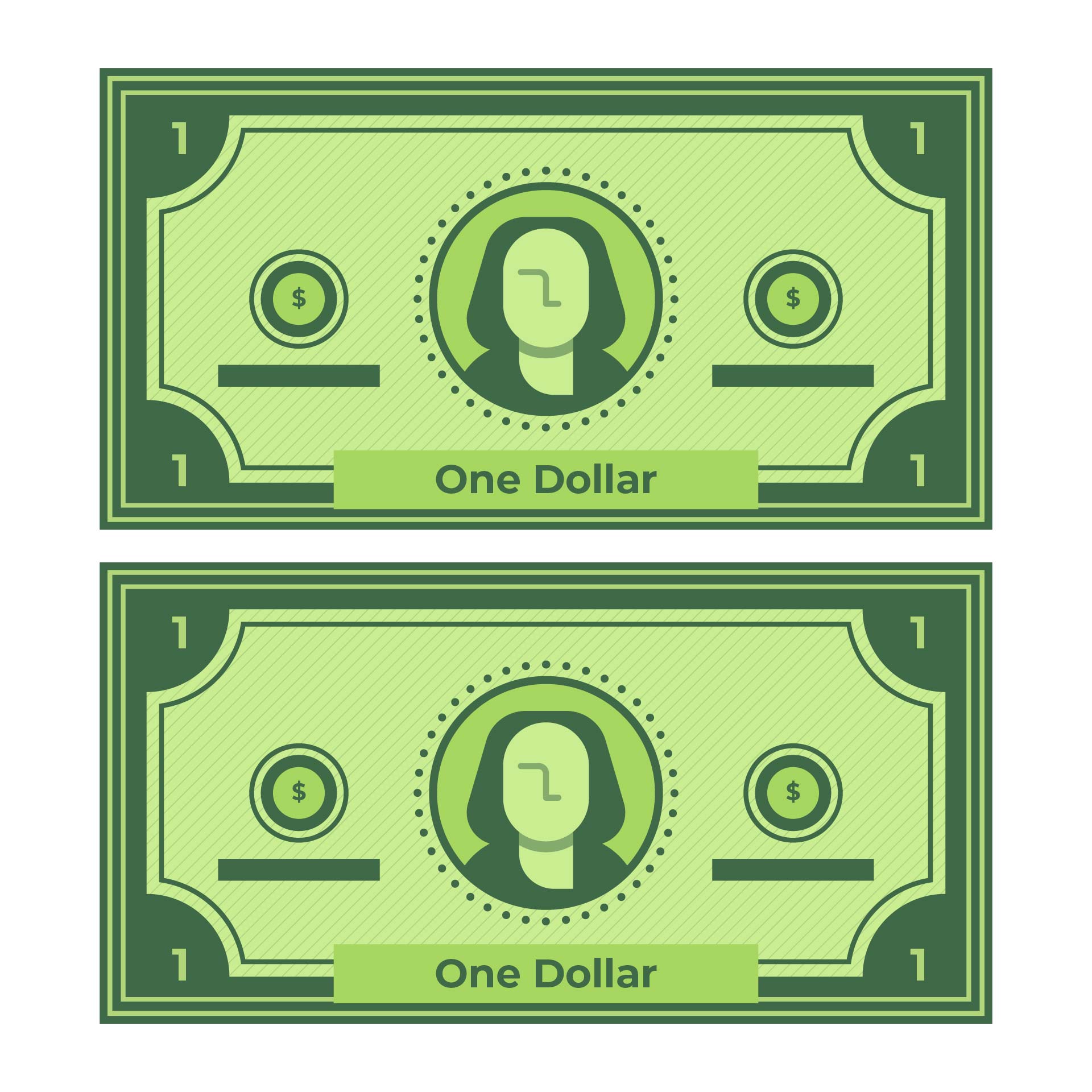 One Dollar Bill Printable