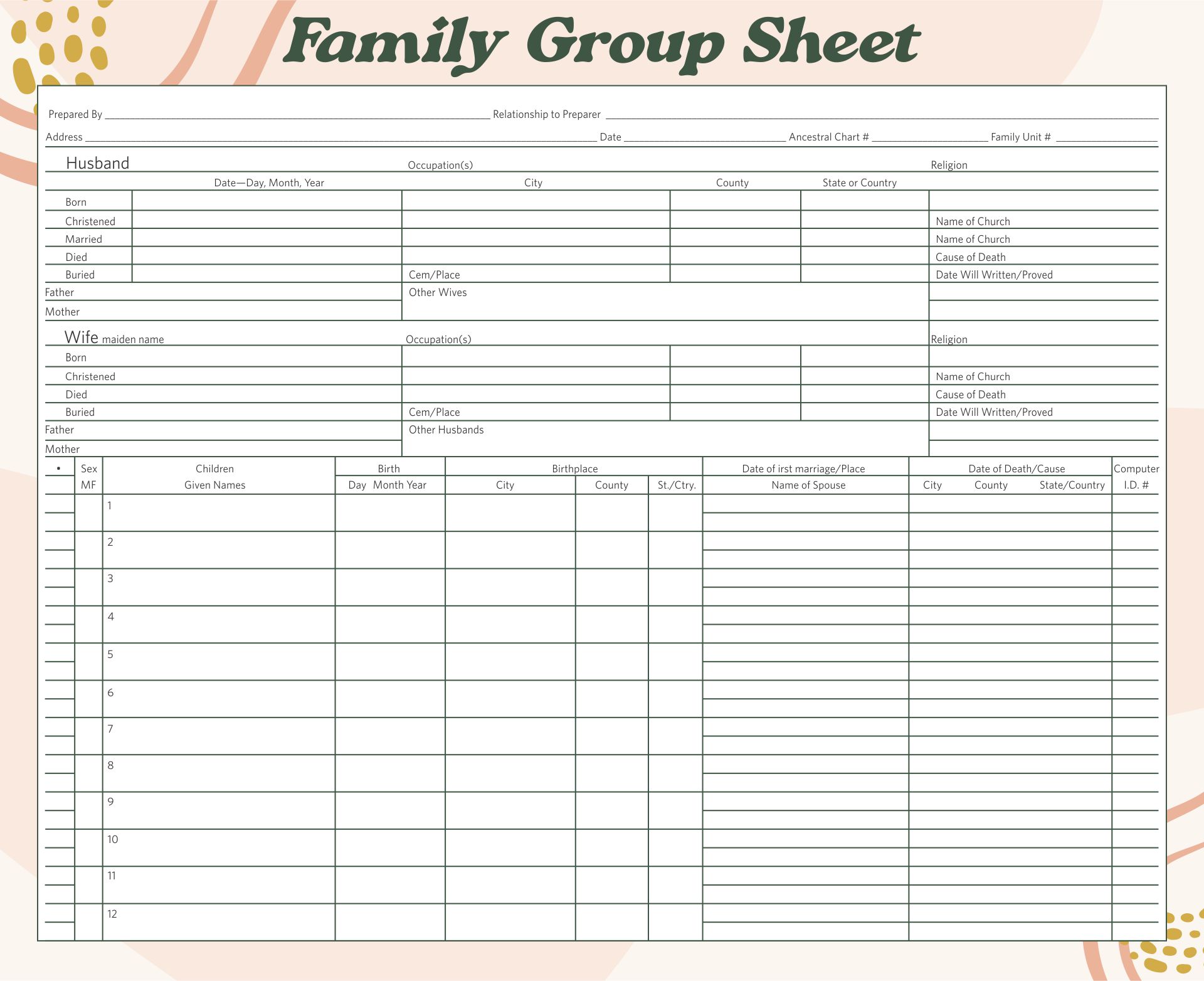 Blank Family Group Sheets To Print blank-family-group-sheets-to-print