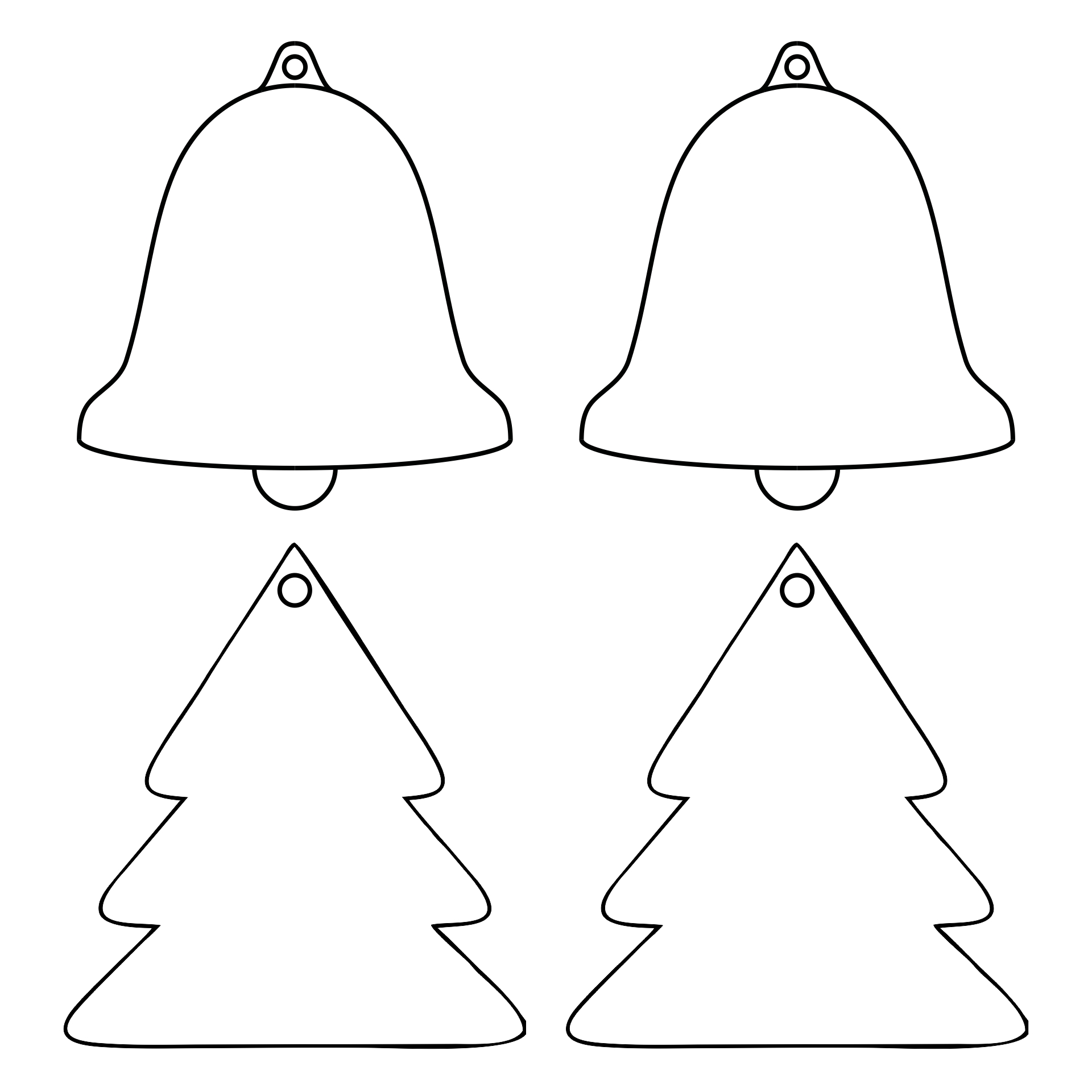 7 Best Images of Free Printable Christmas Ornament Shapes - Christmas ...