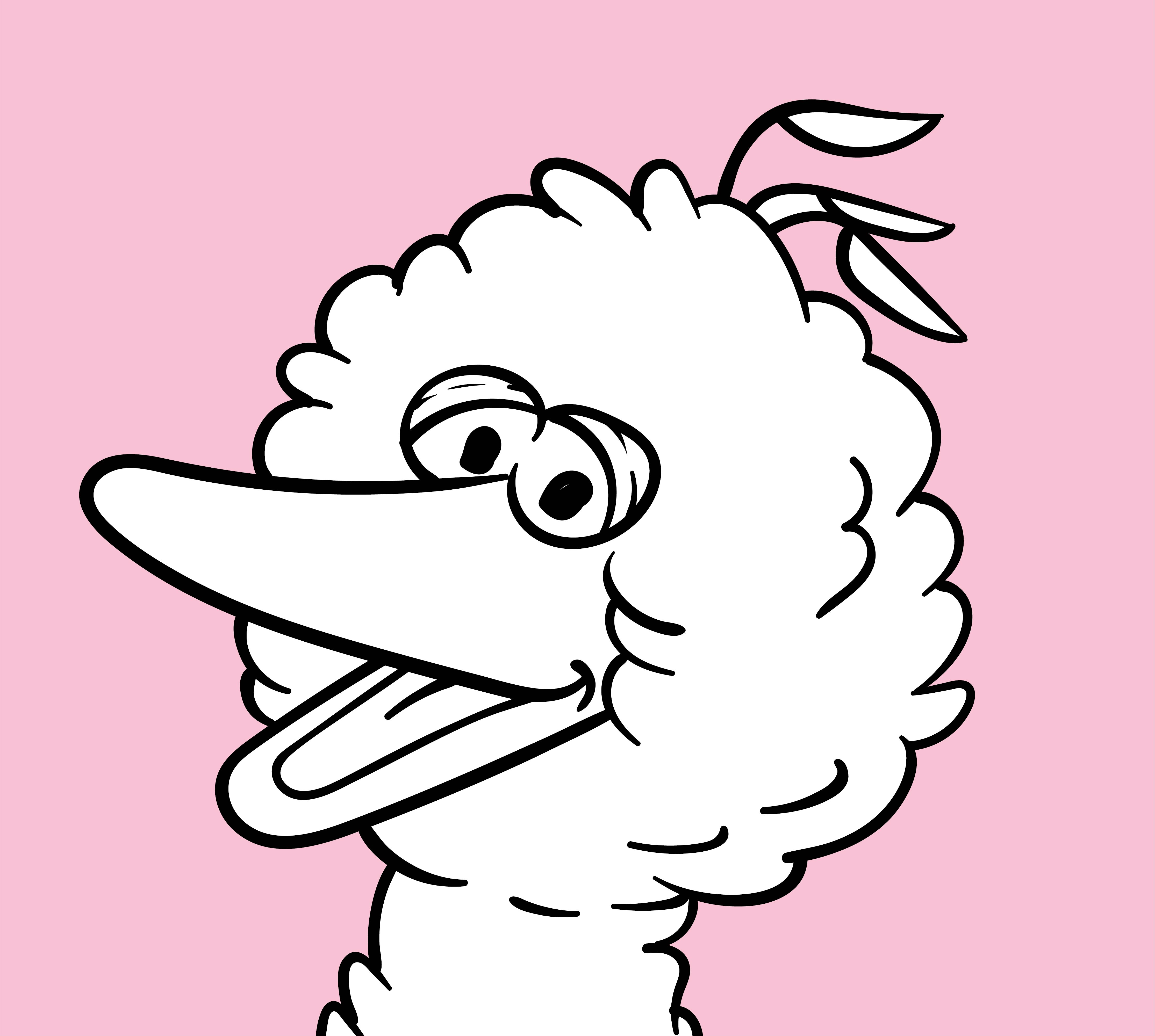 Big Bird Face Coloring Pages