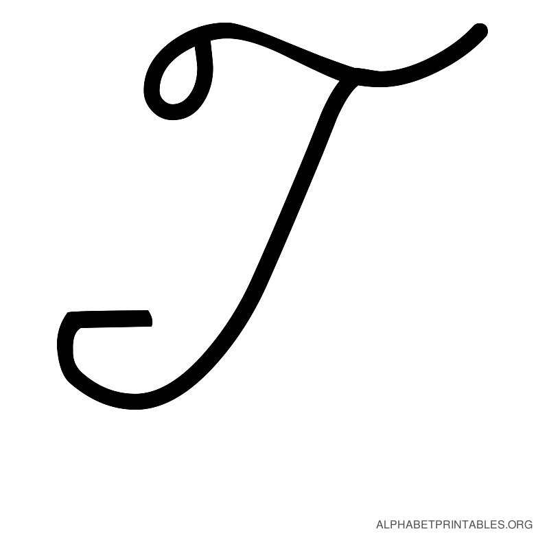 9 Best Images of Printable Cursive Letter T - Fancy Cursive Letter T ...