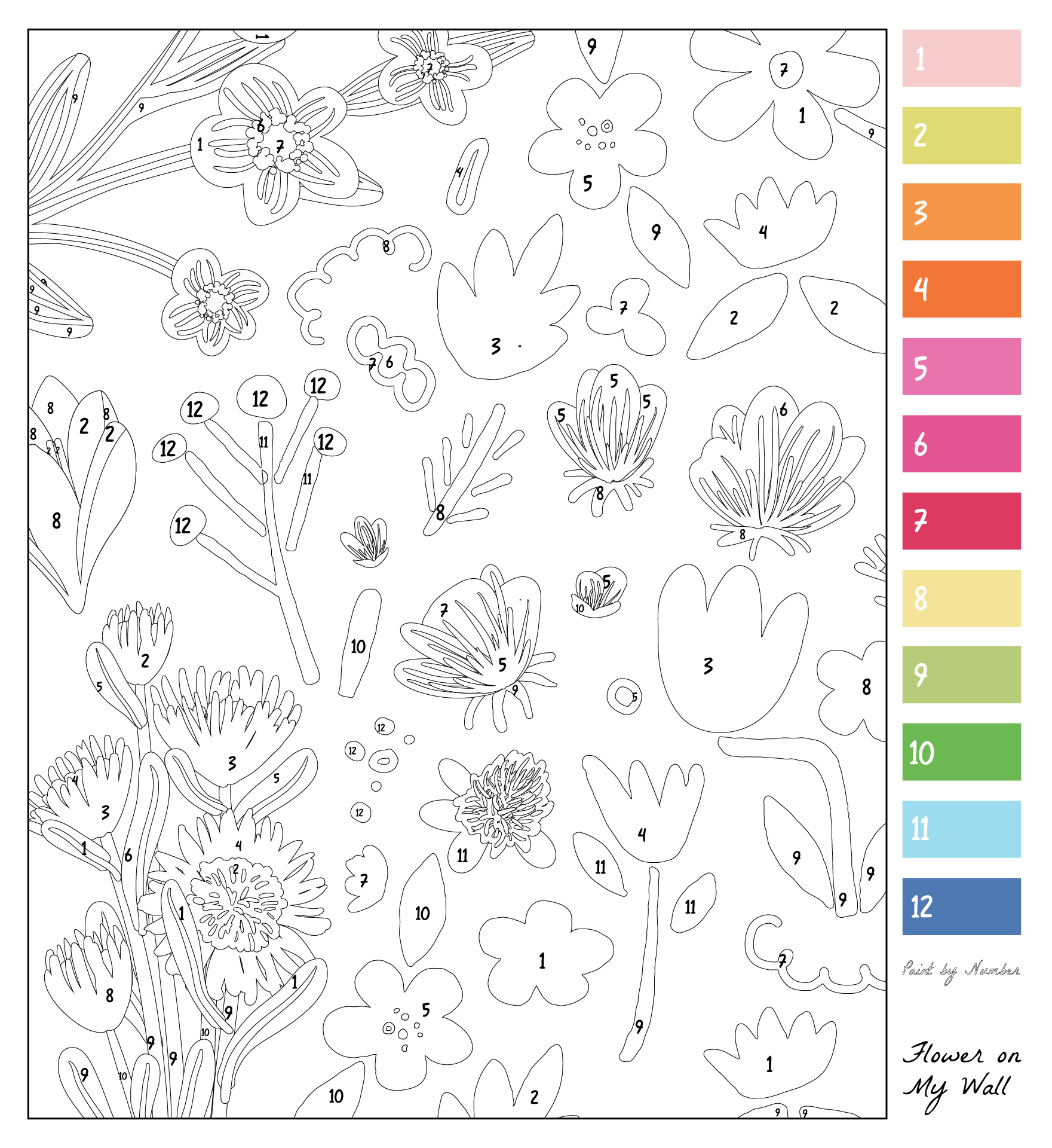 Paint by Numbers Printables