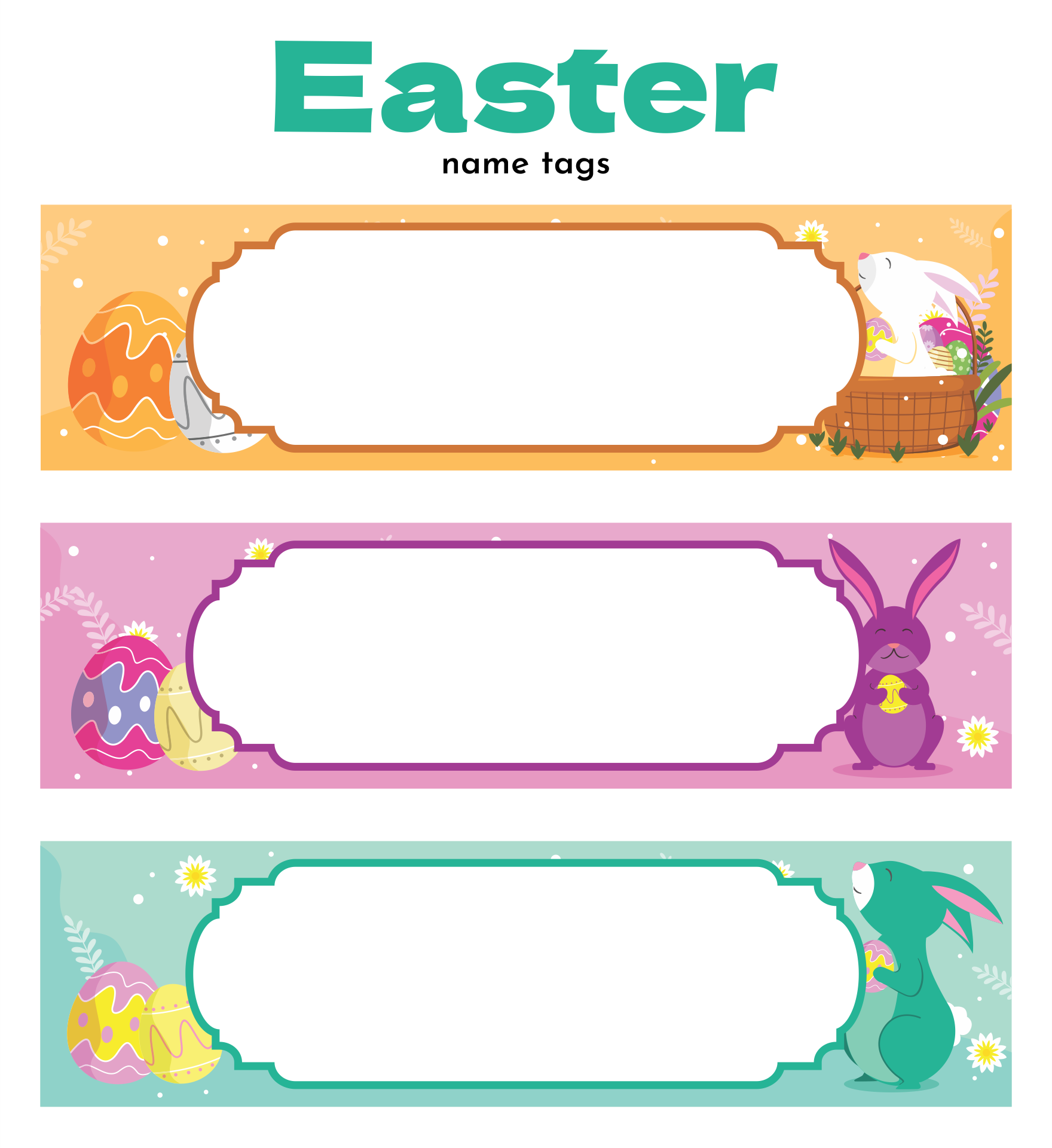 Printable Easter Tags