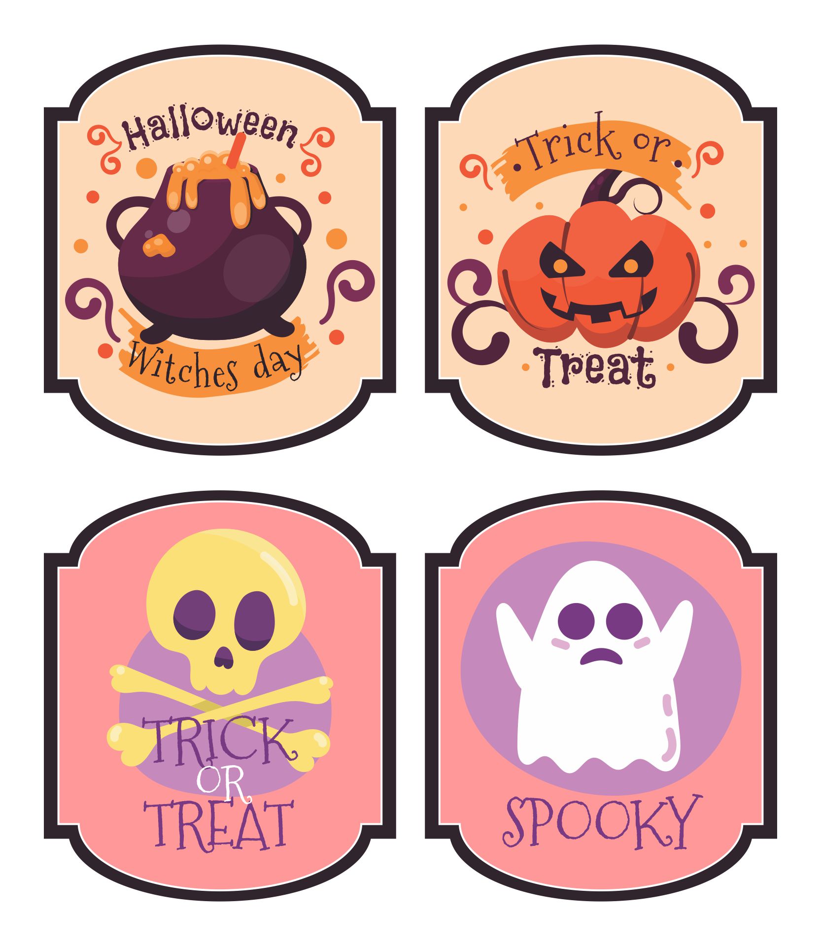 Halloween Drink Labels Printables