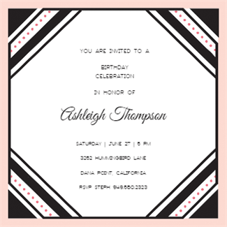 Printable Jewelry Party Invitation Template