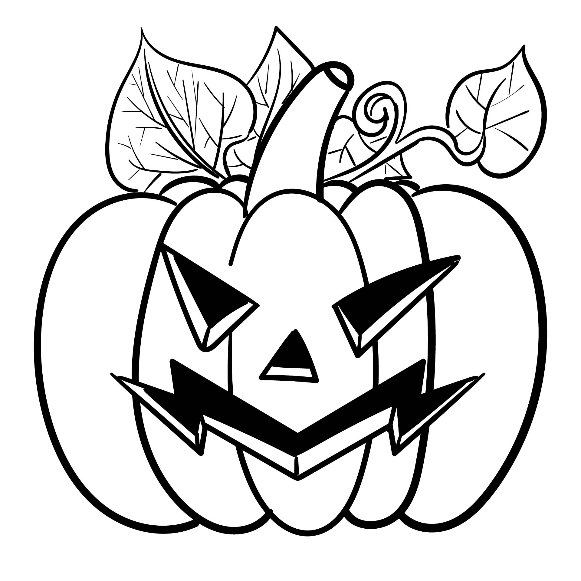  Printable Coloring Pages Pumpkin