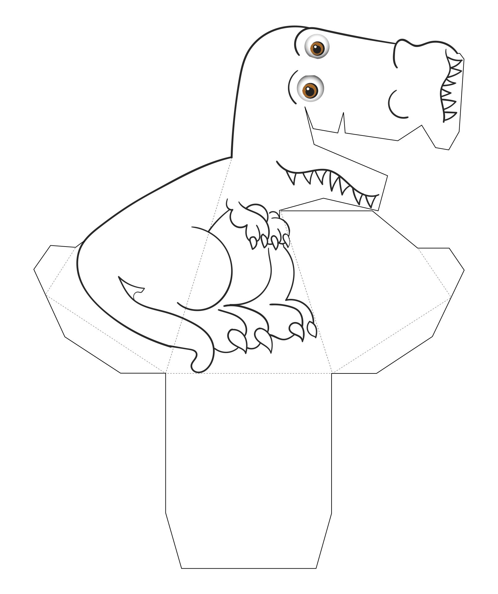 Printable T Rex Illusion Template Printable Templates printable-t-rex-illusion-template-printable-templates
