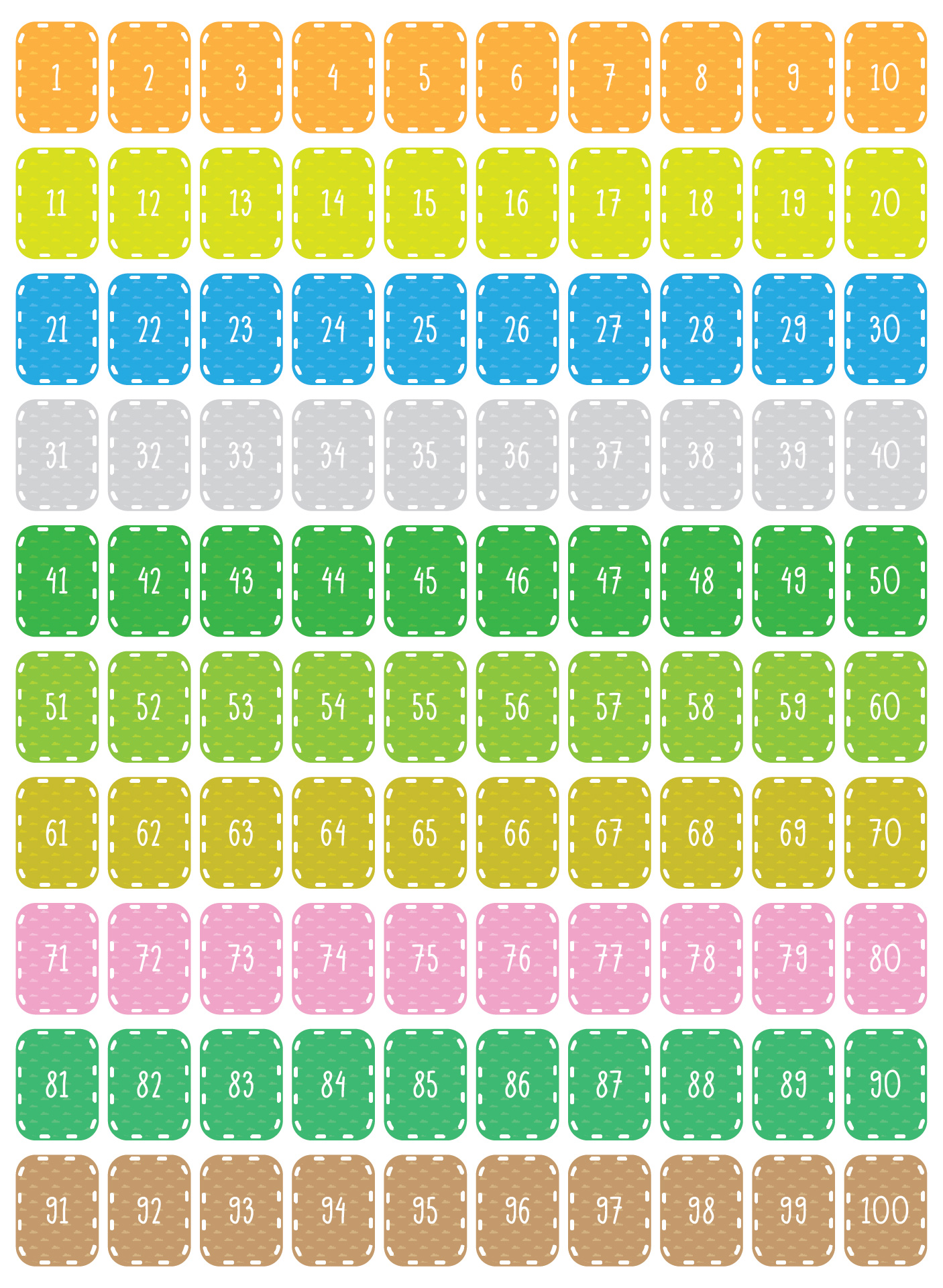 10 Best Printable Number Cards - printablee.com