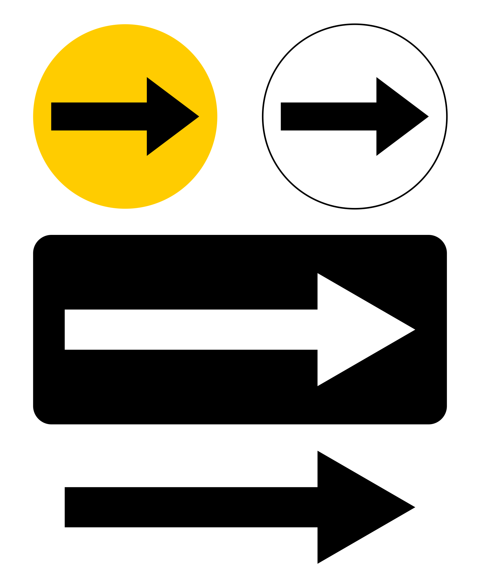 10 Best Free Printable Directional Arrows