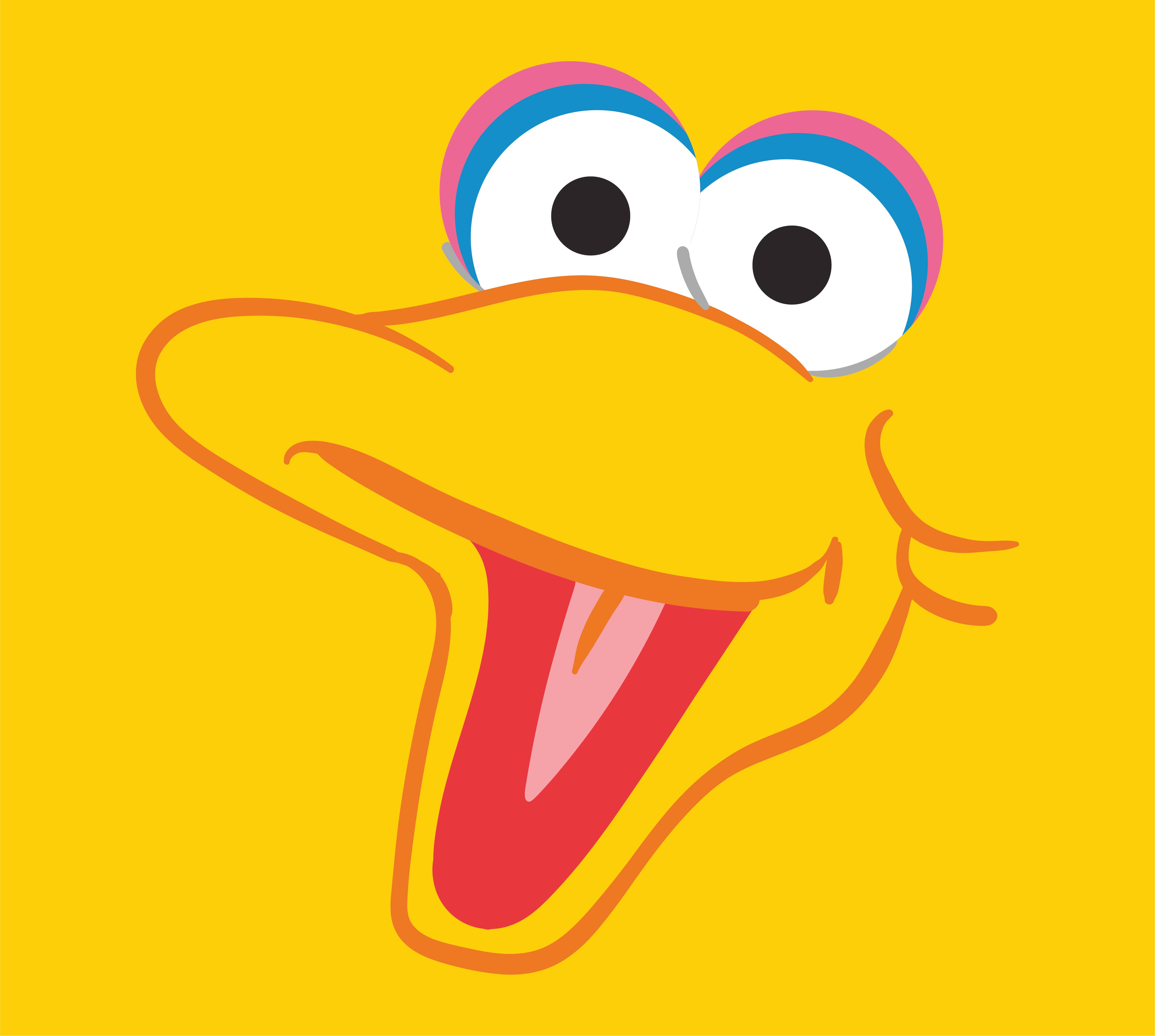 Sesame Street Big Bird Face