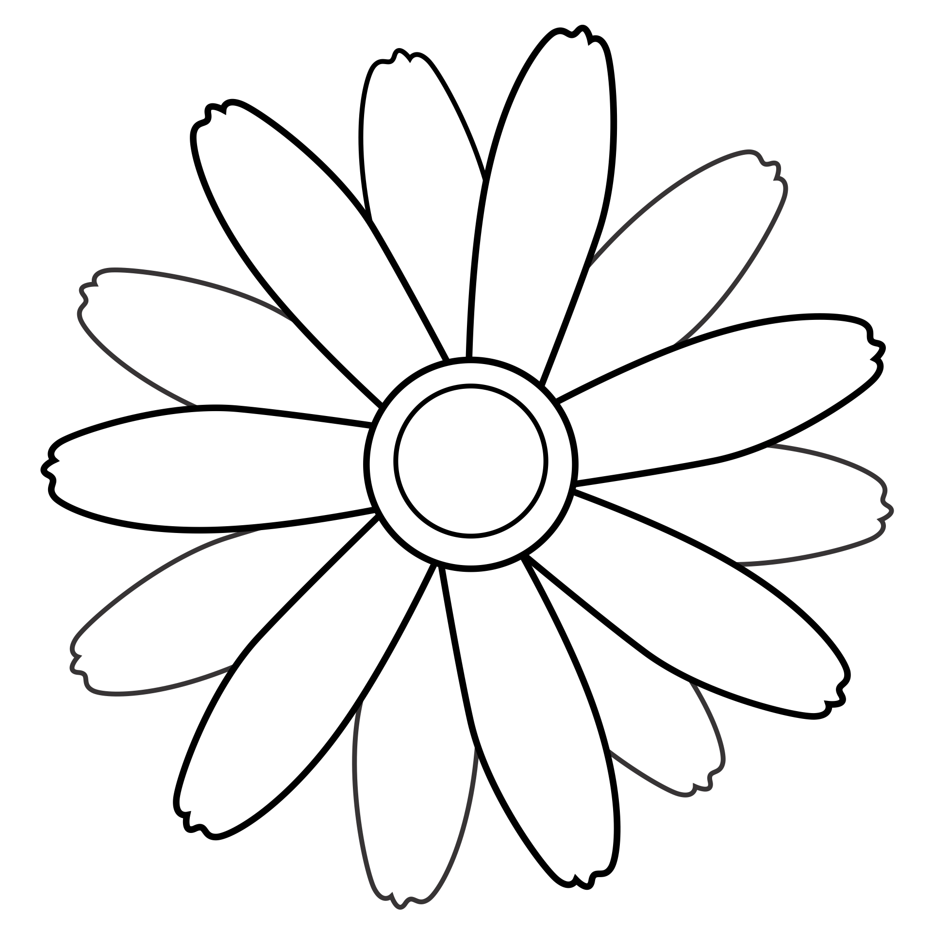 Sunflower Templates Pattern