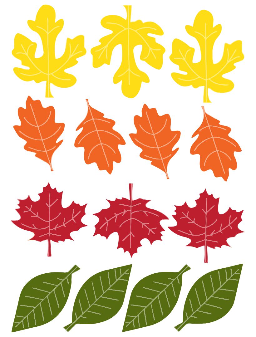 Thanksgiving Leaf Template