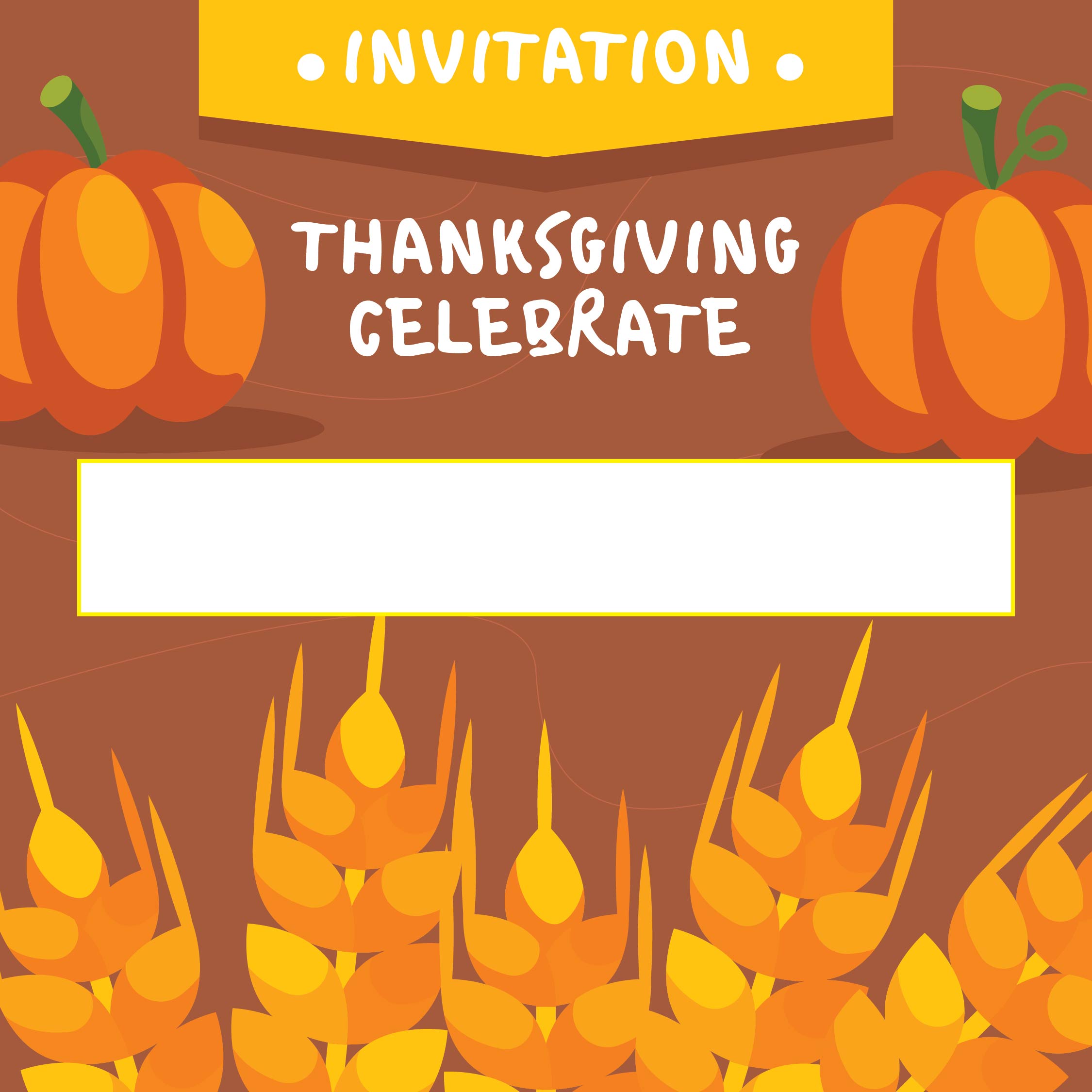 Thanksgiving Party Invitation Templates