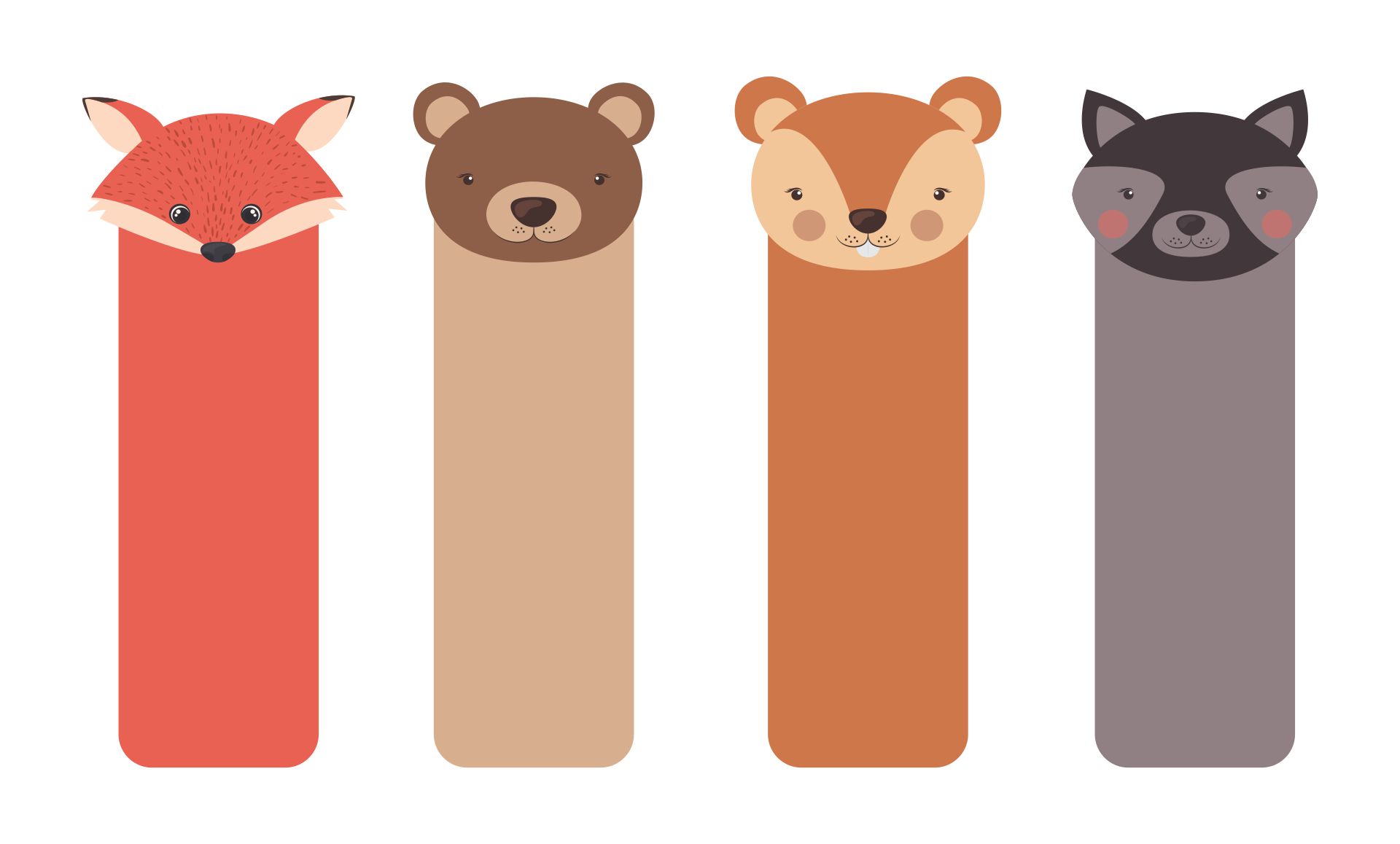 10 Best Free Printable Animal Bookmarks To Color Printablee