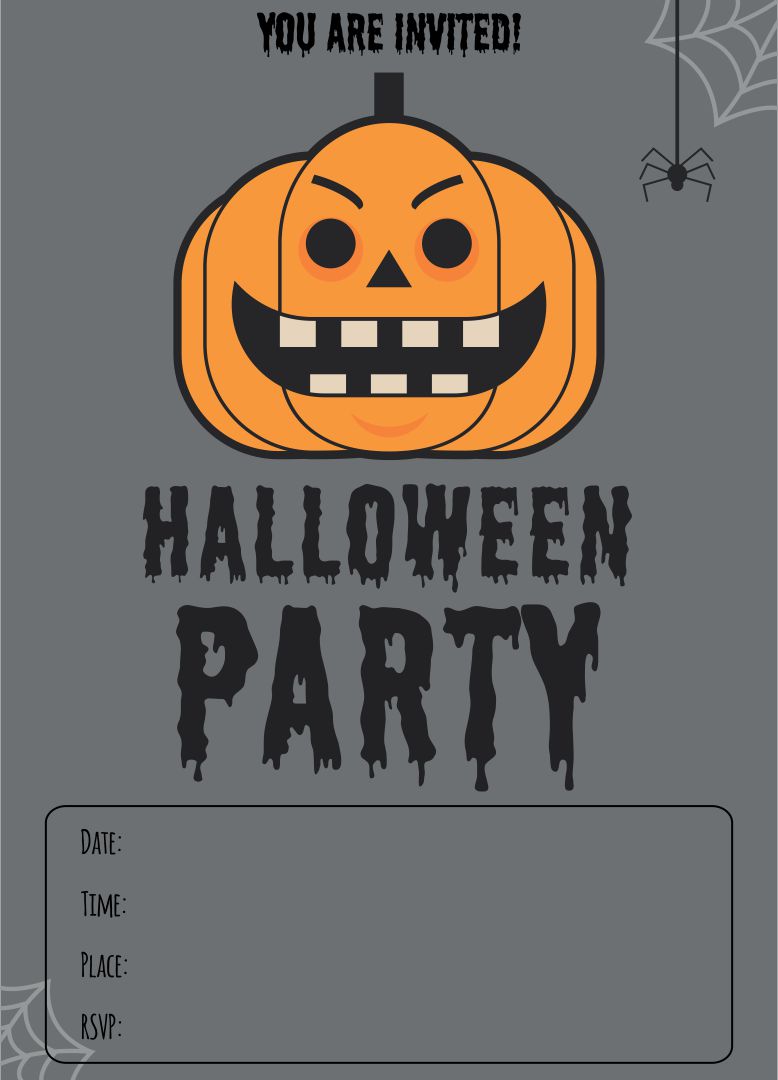 Printable Halloween Invitation