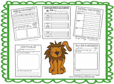 My Fathers Dragon Worksheets Free