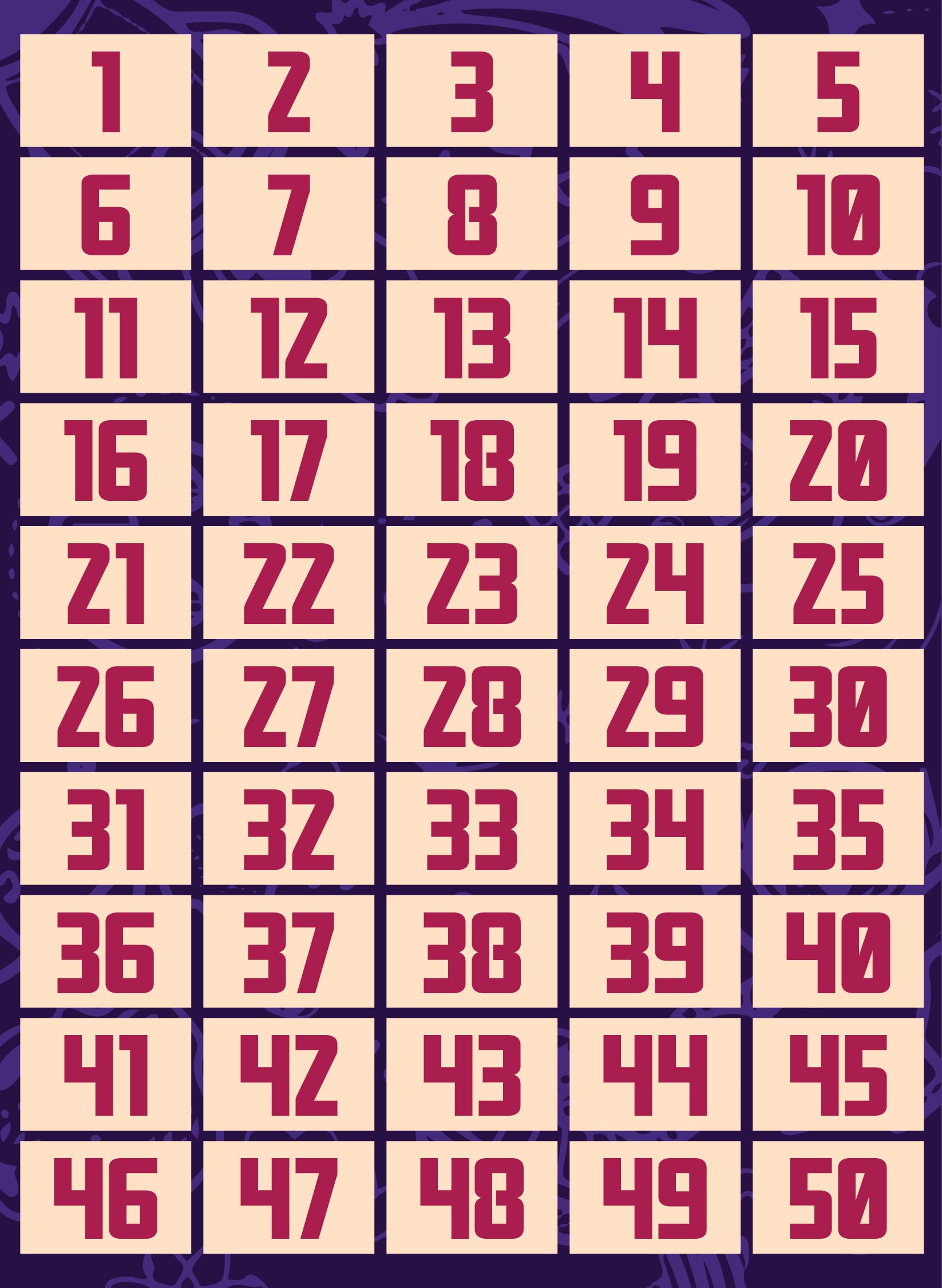 9 Best Free Printable Number Chart 1 120