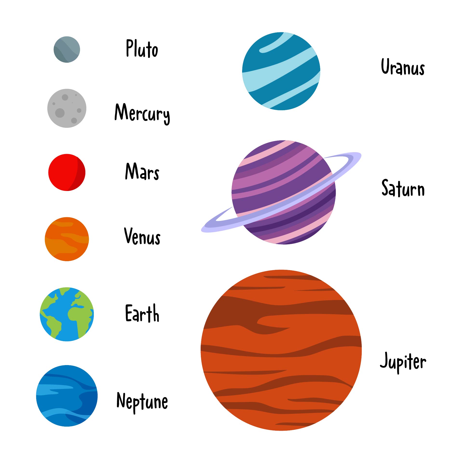 10 Best Printable Planet Cut Outs Printablee