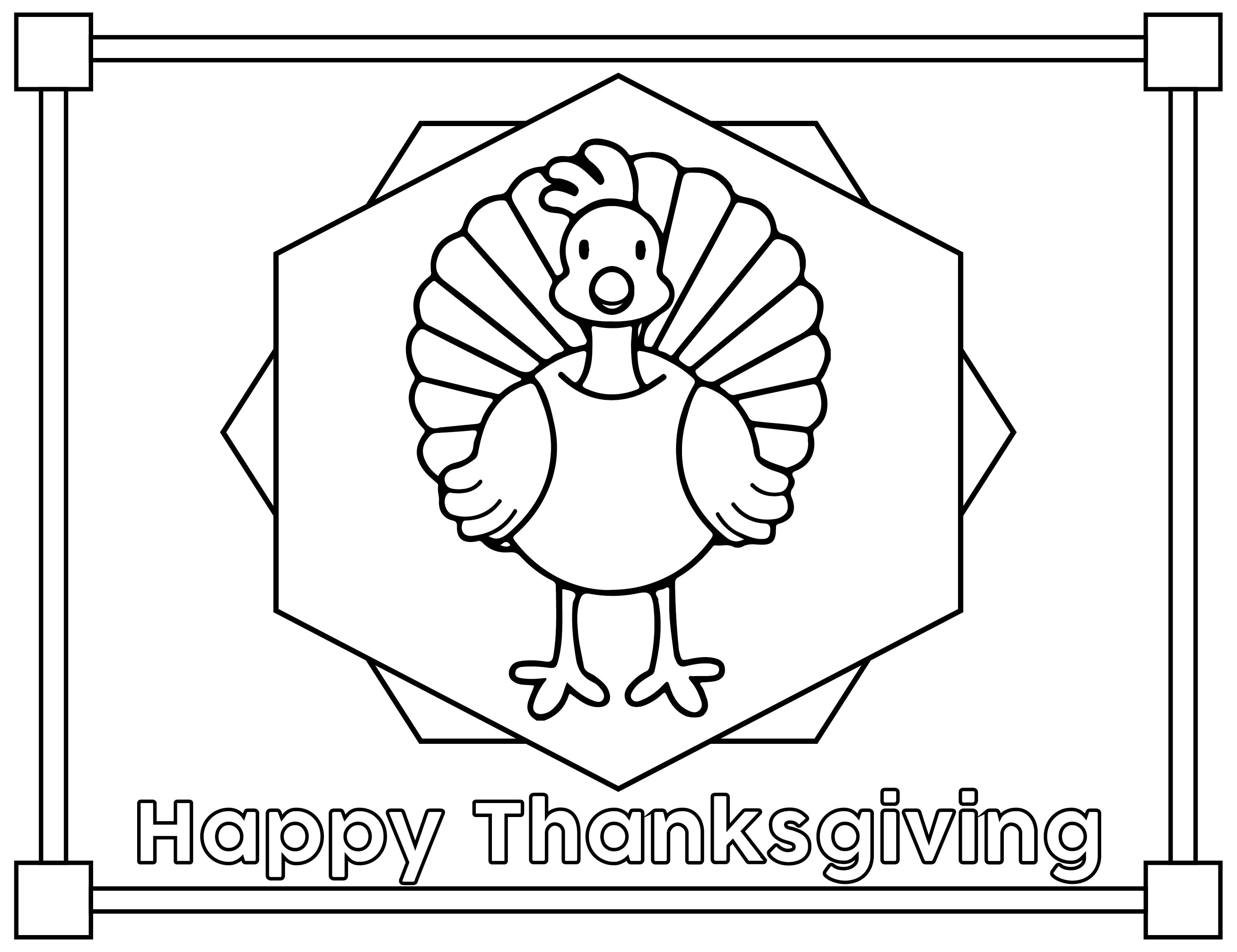 Preschool Printables Thanksgiving Placemats