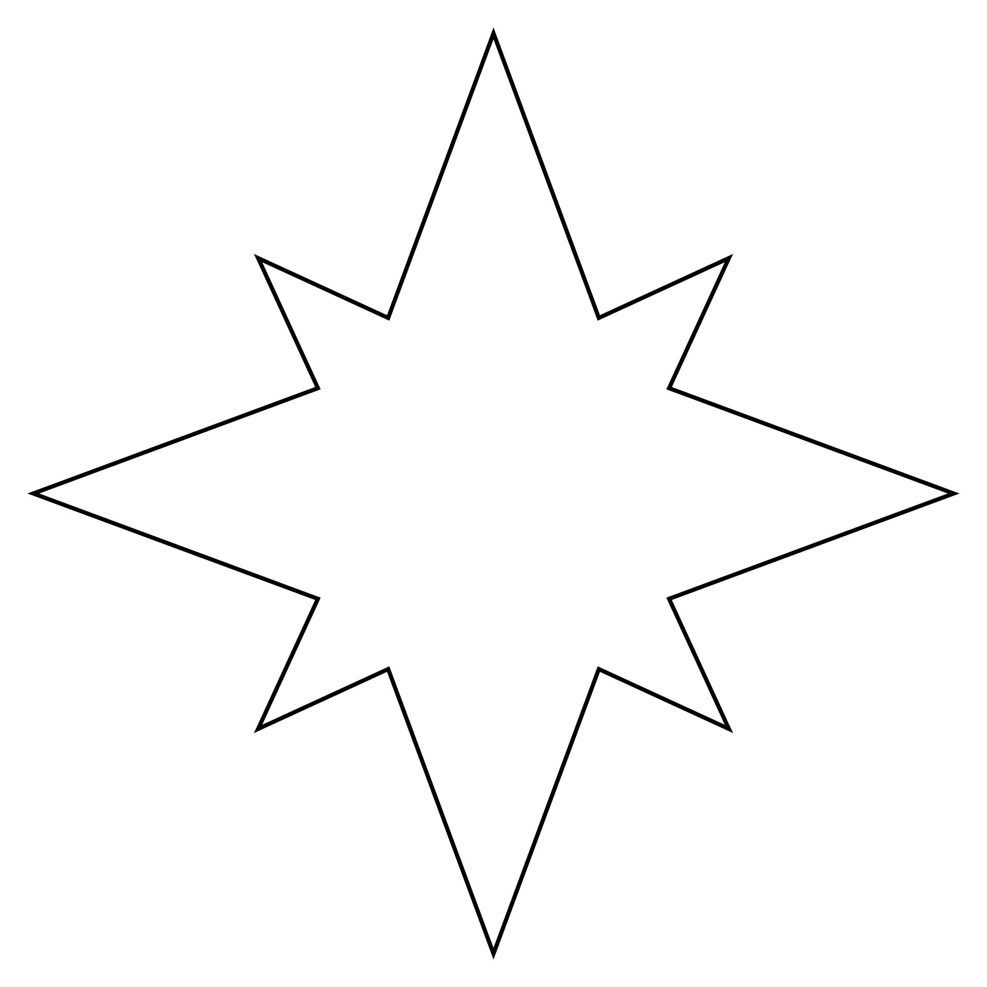 Printable Large Star Template