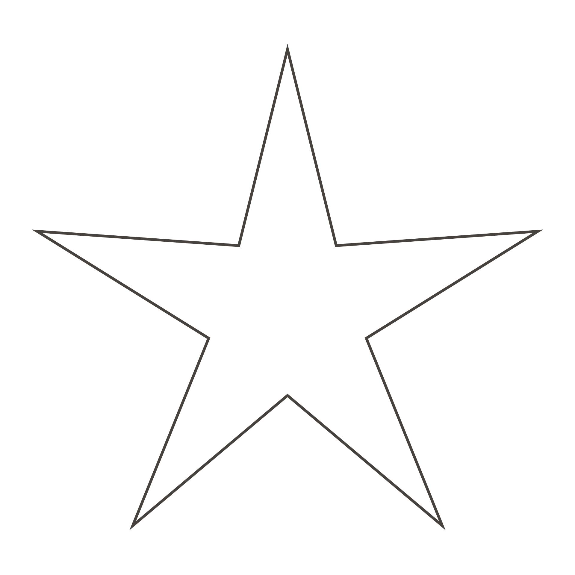 Large Printable Star Template