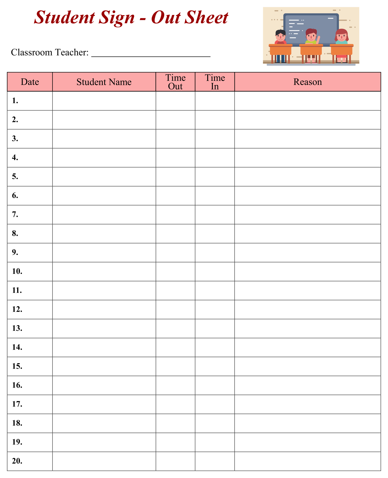Bathroom Sign Out Sheet 10 Free PDF Printables Printablee bathroom-sign-out-sheet-10-free-pdf-printables-printablee