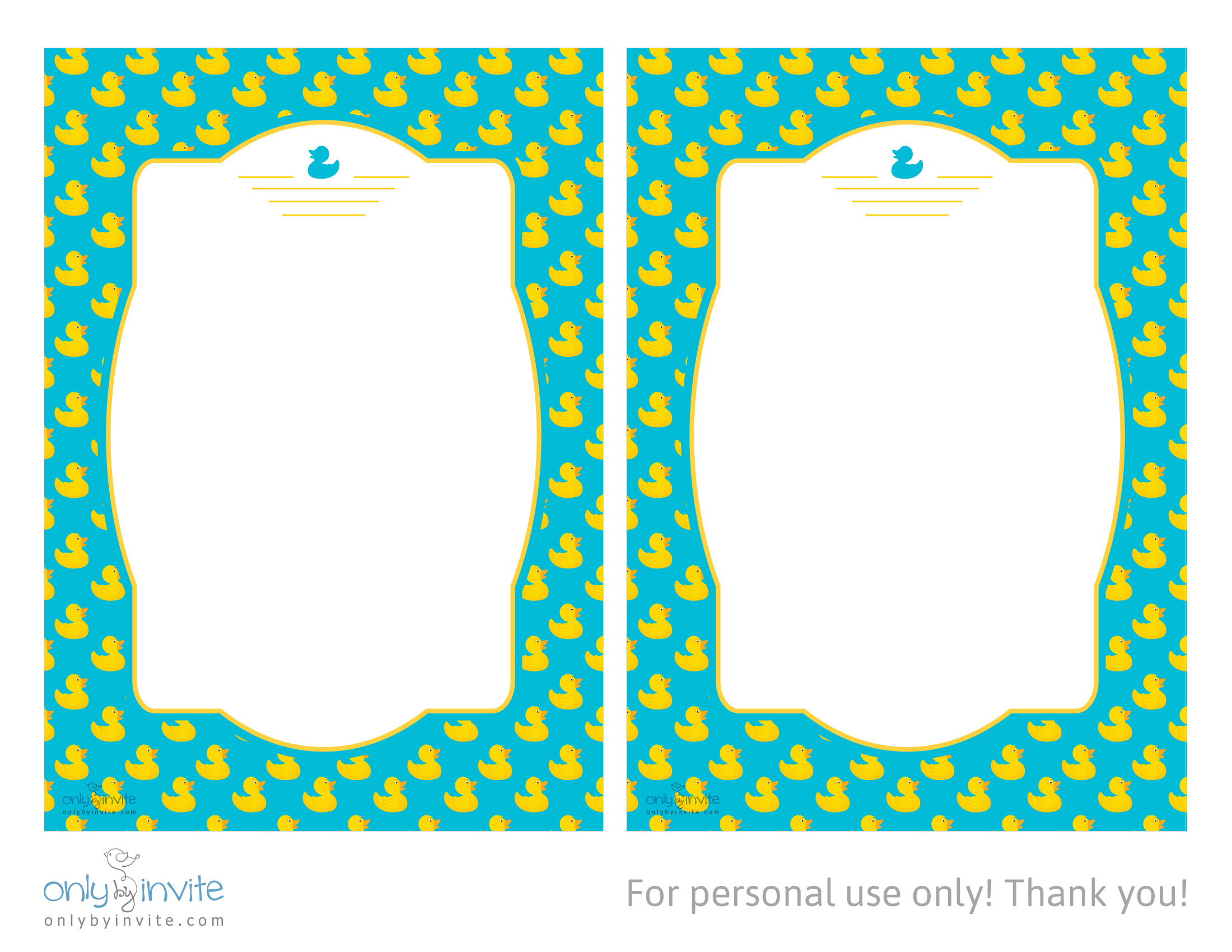 Baby Invite Template from www.printablee.com