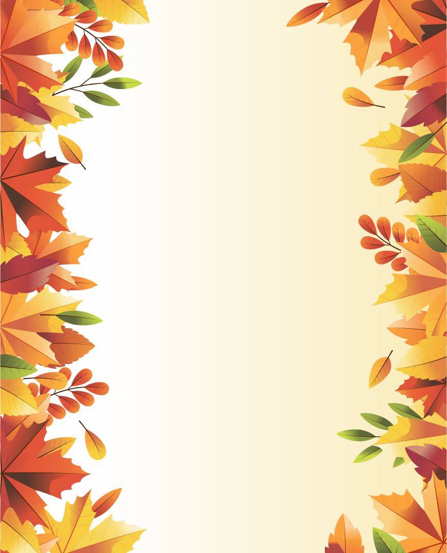10 Best Printable Fall Page Borders