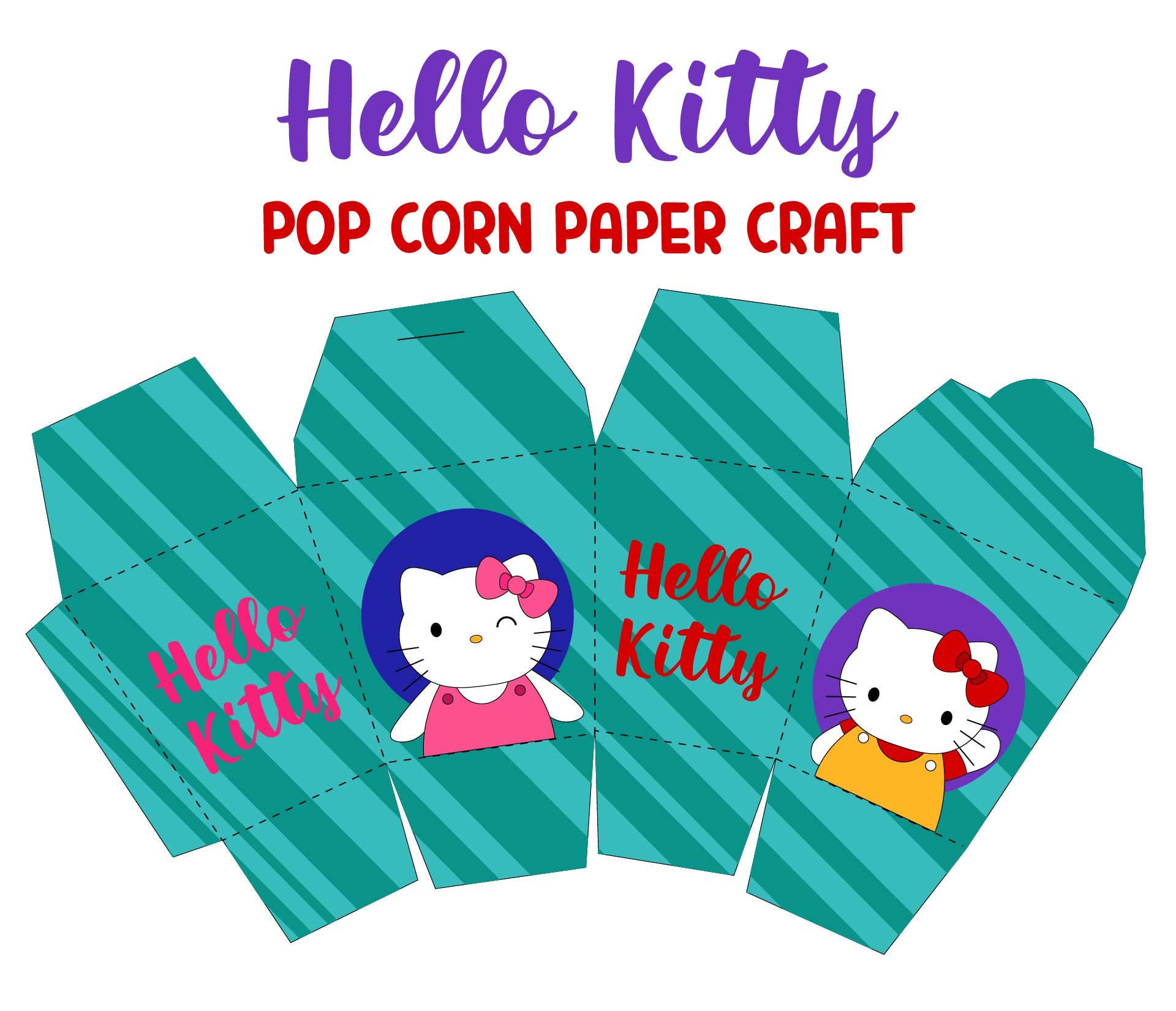 Hello Kitty Papercraft