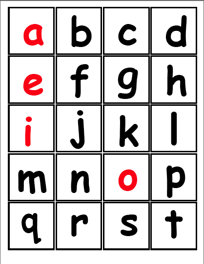 8 Best Images of Printable Alphabet Letter Cards - Making Words Letter ...