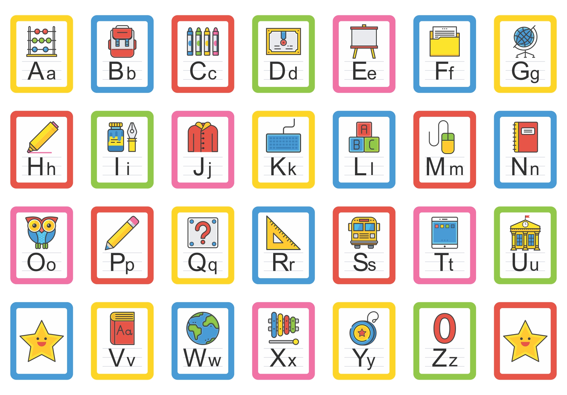 Printable Alphabet Poster printable-alphabet-poster