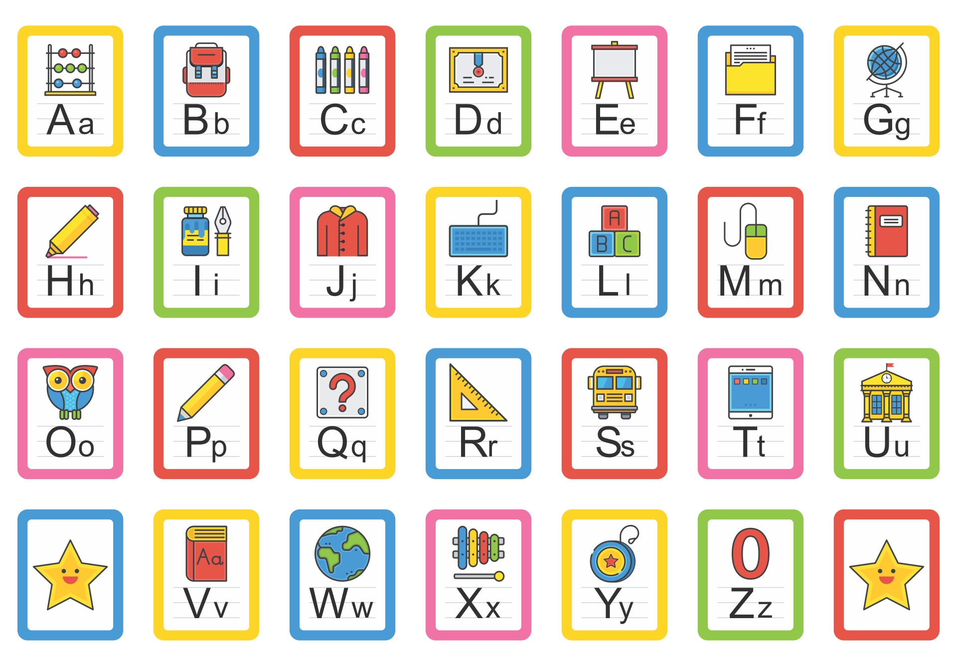 9 Best Alphabet Poster Printables